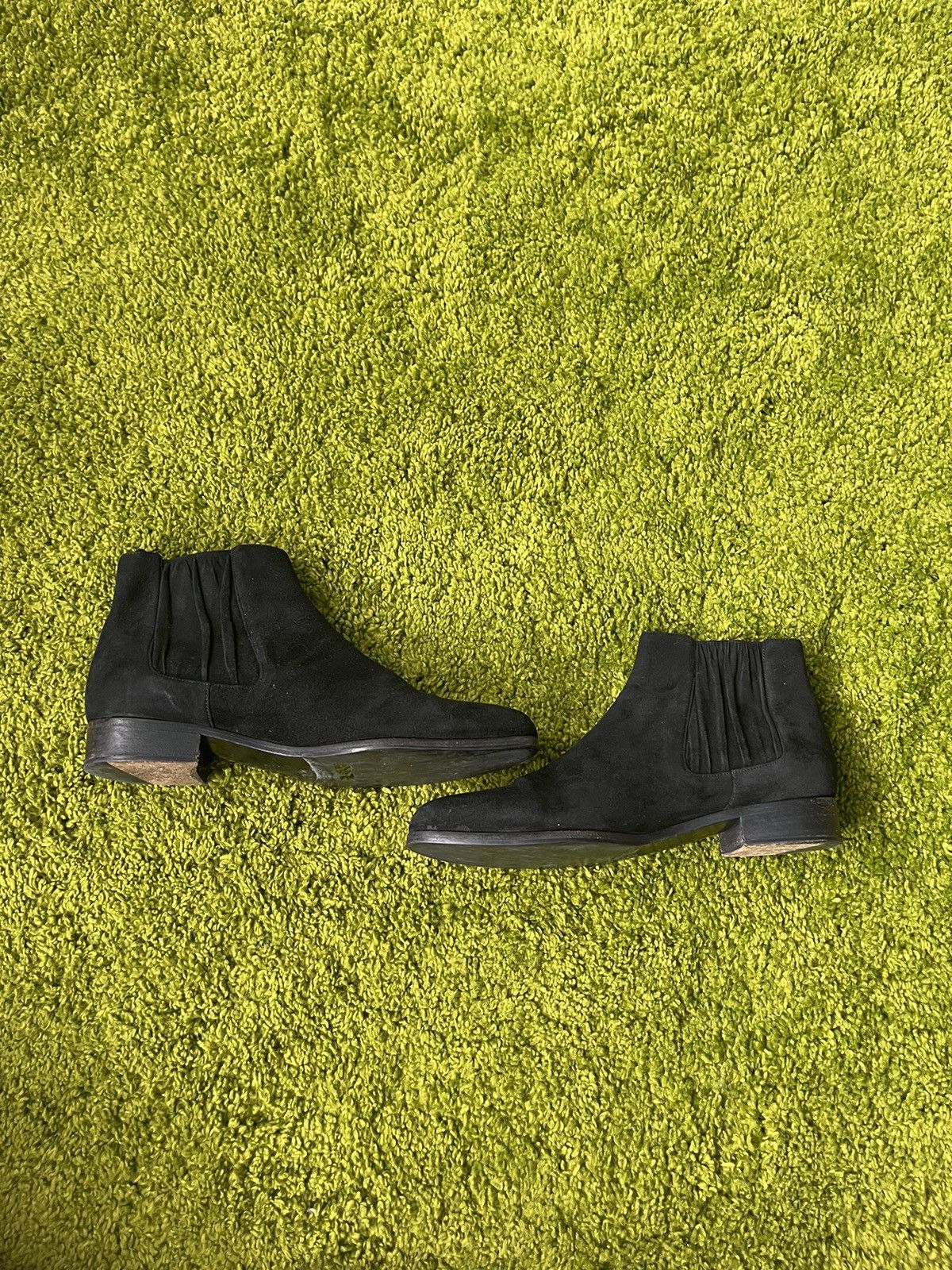 Designer × Prada Prada real suede leather chelsea boots Size US 8.5 / IT 38.5 - 4 Thumbnail