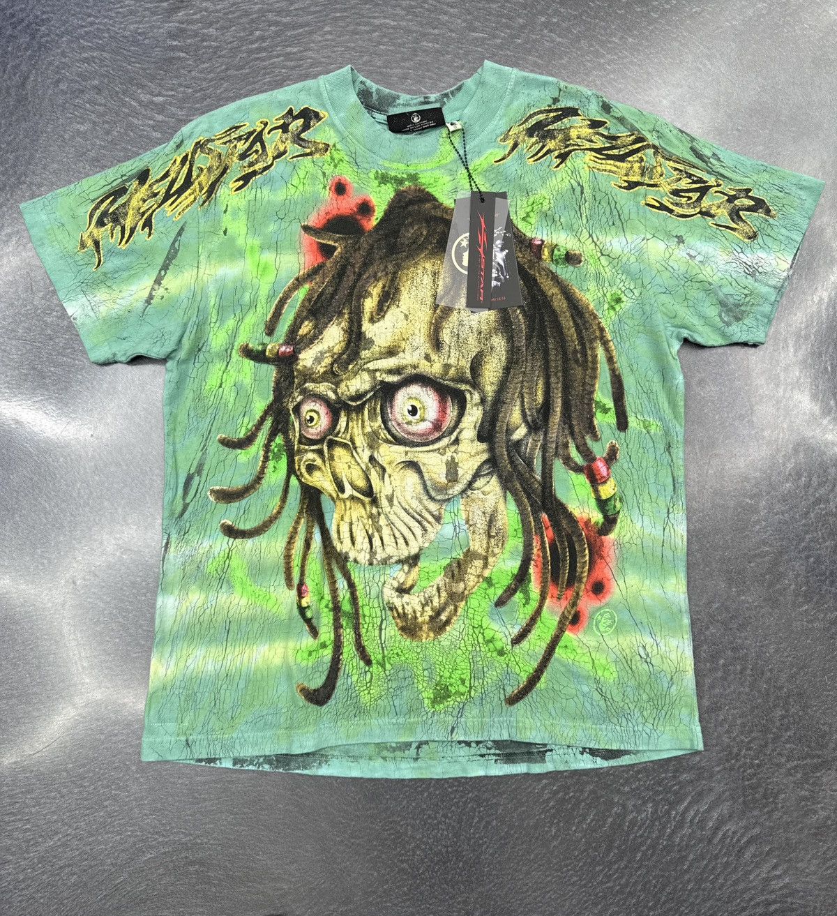 HELLSTAR Hellstar Tye Dye Rasta T-Shirt Size US S / EU 44-46 / 1 - 1 Thumbnail