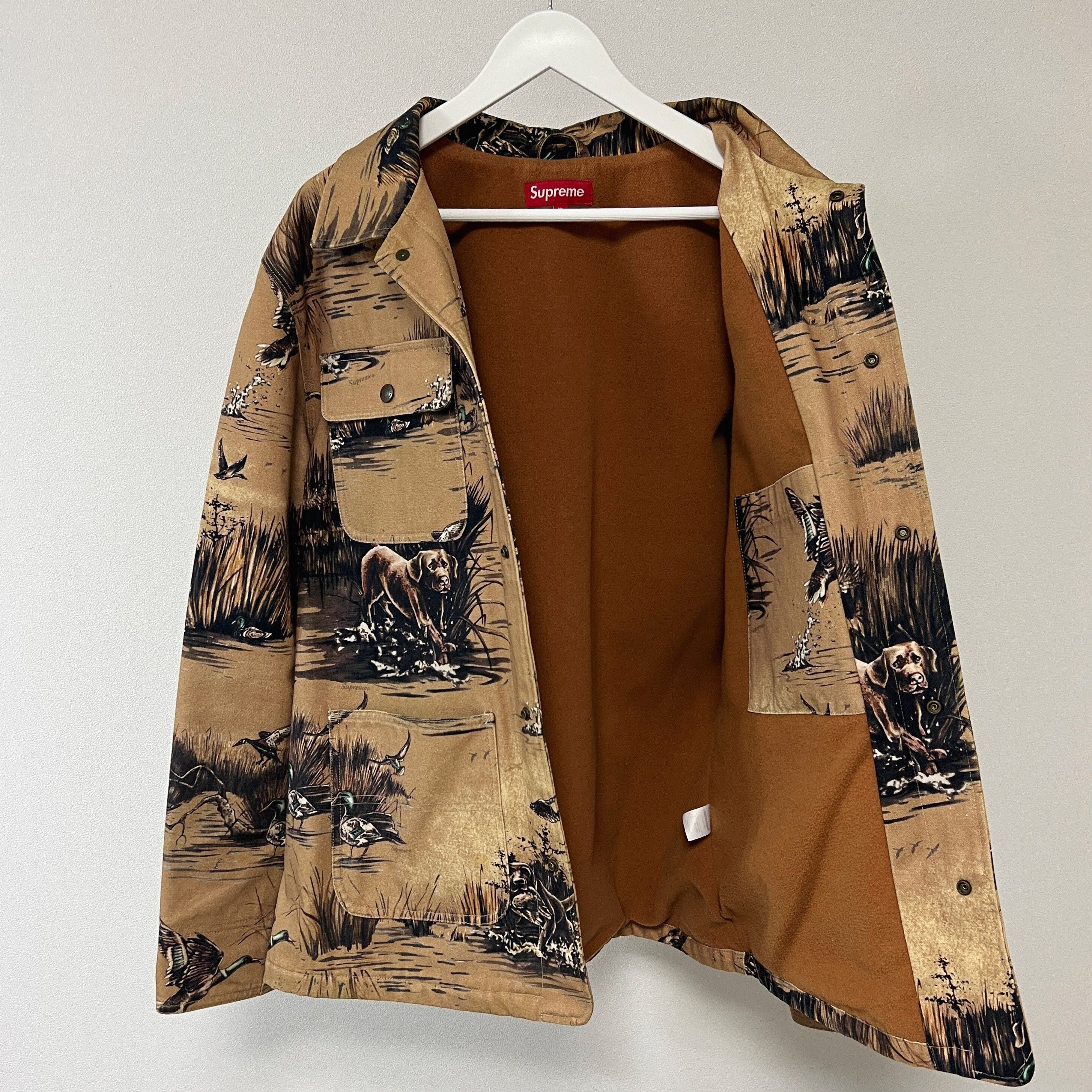 Supreme Supreme FW12 Dogs and Ducks Chore Coat Tan Size US XL / EU 56 / 4 - 3 Thumbnail