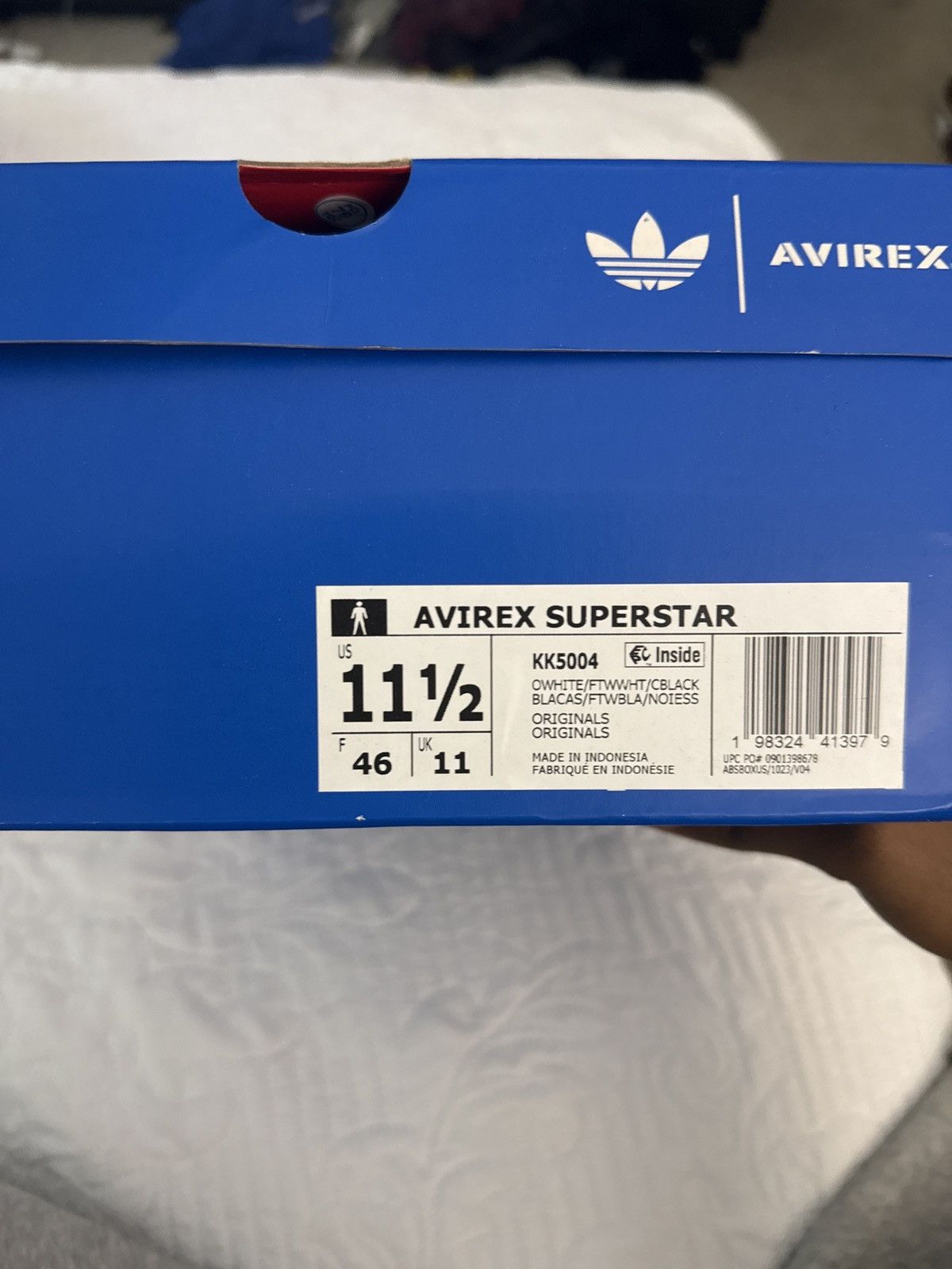 Adidas Adidas x Avirex Superstars Size US 11.5 / EU 44-45 - 8 Thumbnail