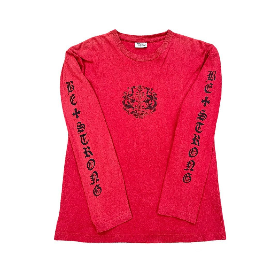 Japanese Brand × Vintage VINTAGE ETREMELY CROSS DRAGON BE STRONG BACKHIT Size US M / EU 48-50 / 2 - 2 Thumbnail