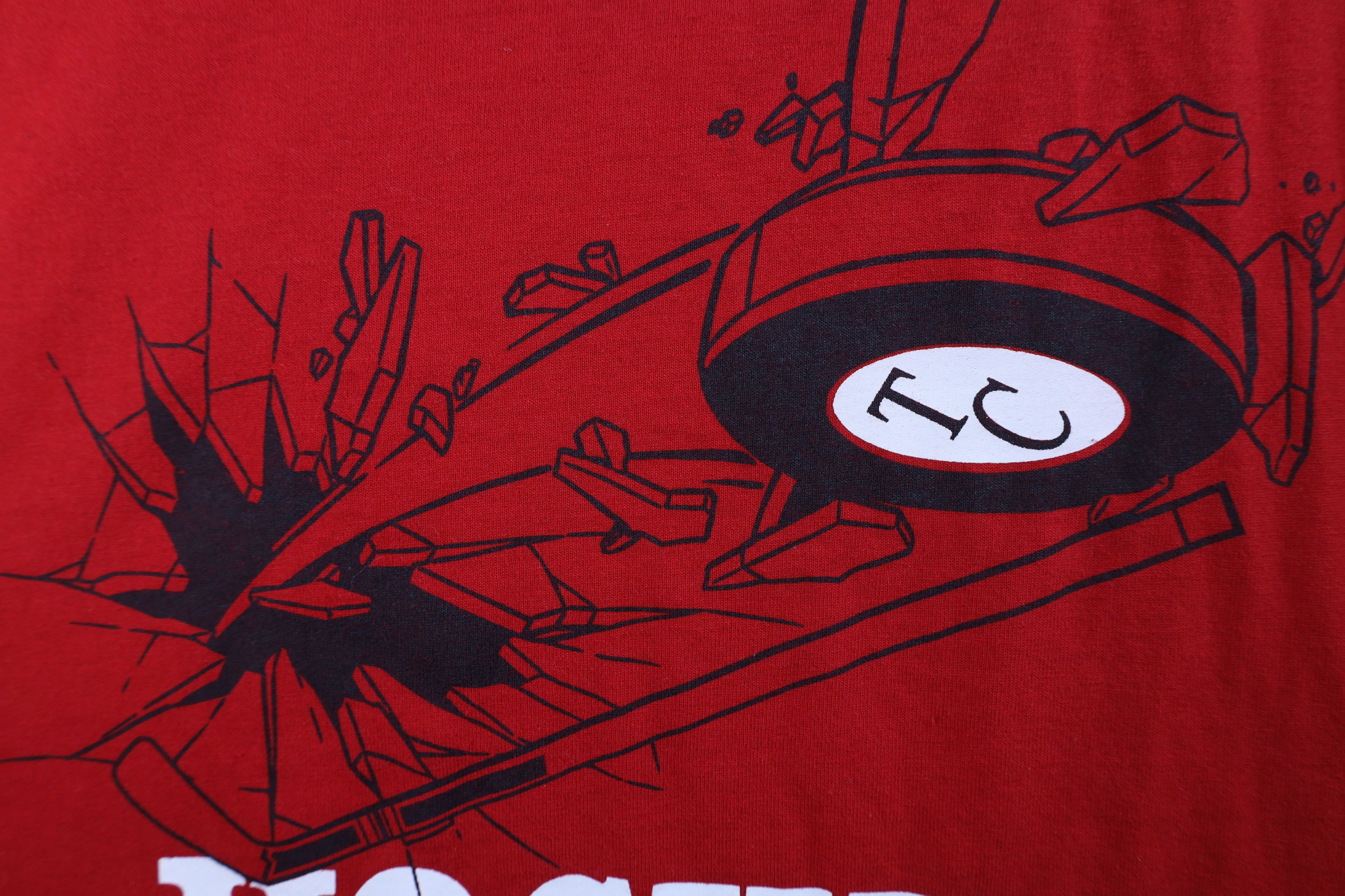 Vintage Vintage 90s Y2K Streetwear Spell Out Cherokee Hockey T-Shirt Size US XXL / EU 58 / 5 - 11 Thumbnail