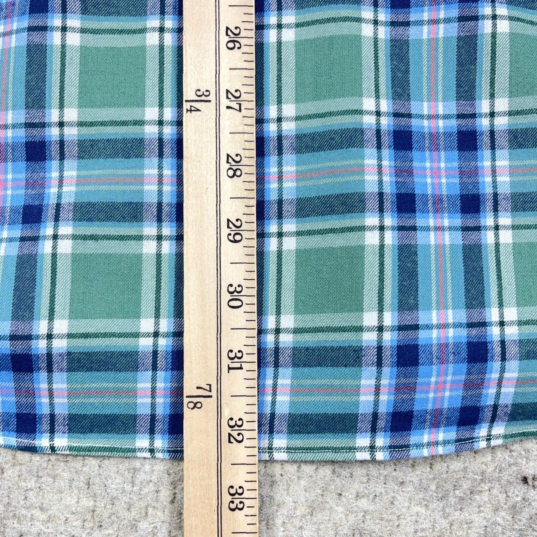 Vineyard Vines Vineyard Vines Flannel Shirt Men XL Green Blue Slim Fit Murray Performance Adult Shirt Size US XL / EU 56 / 4 - 5 Thumbnail