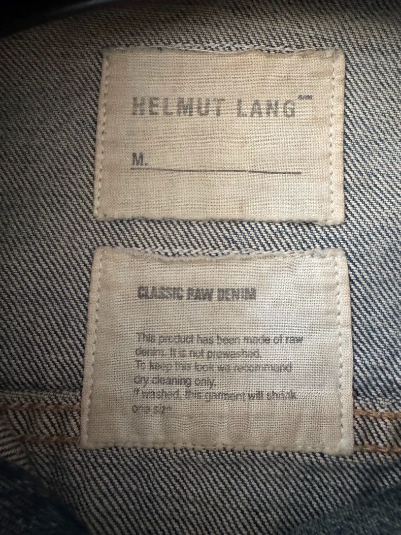 Helmut Lang HELMUT LANG classic raw denim jacket Size US XXS / EU 40 - 7 Thumbnail