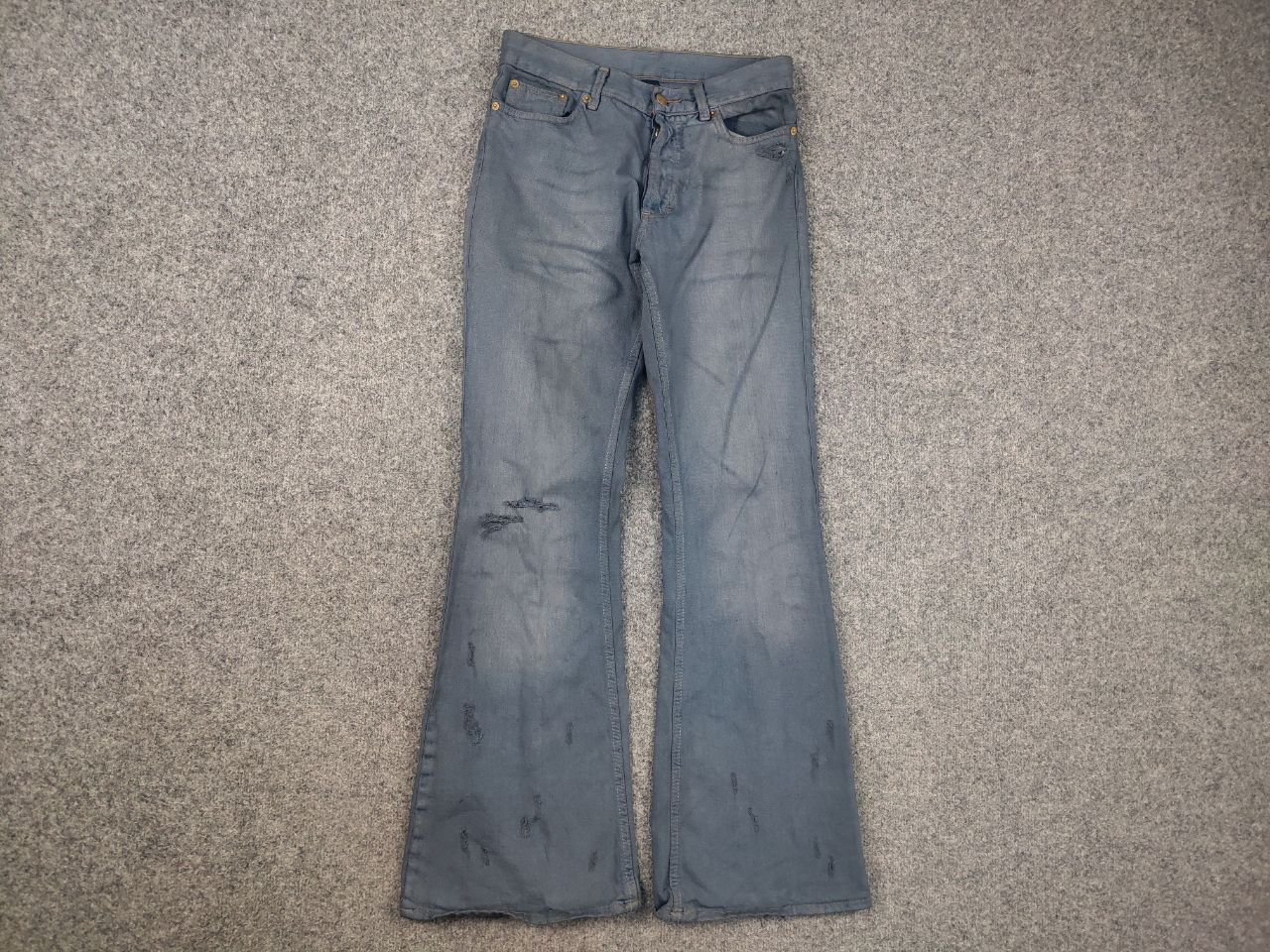 If Six Was Nine Vintage Y2K Japanese GOA LGB If Six Was Nine Flared Jeans Size 29" - 7 Thumbnail