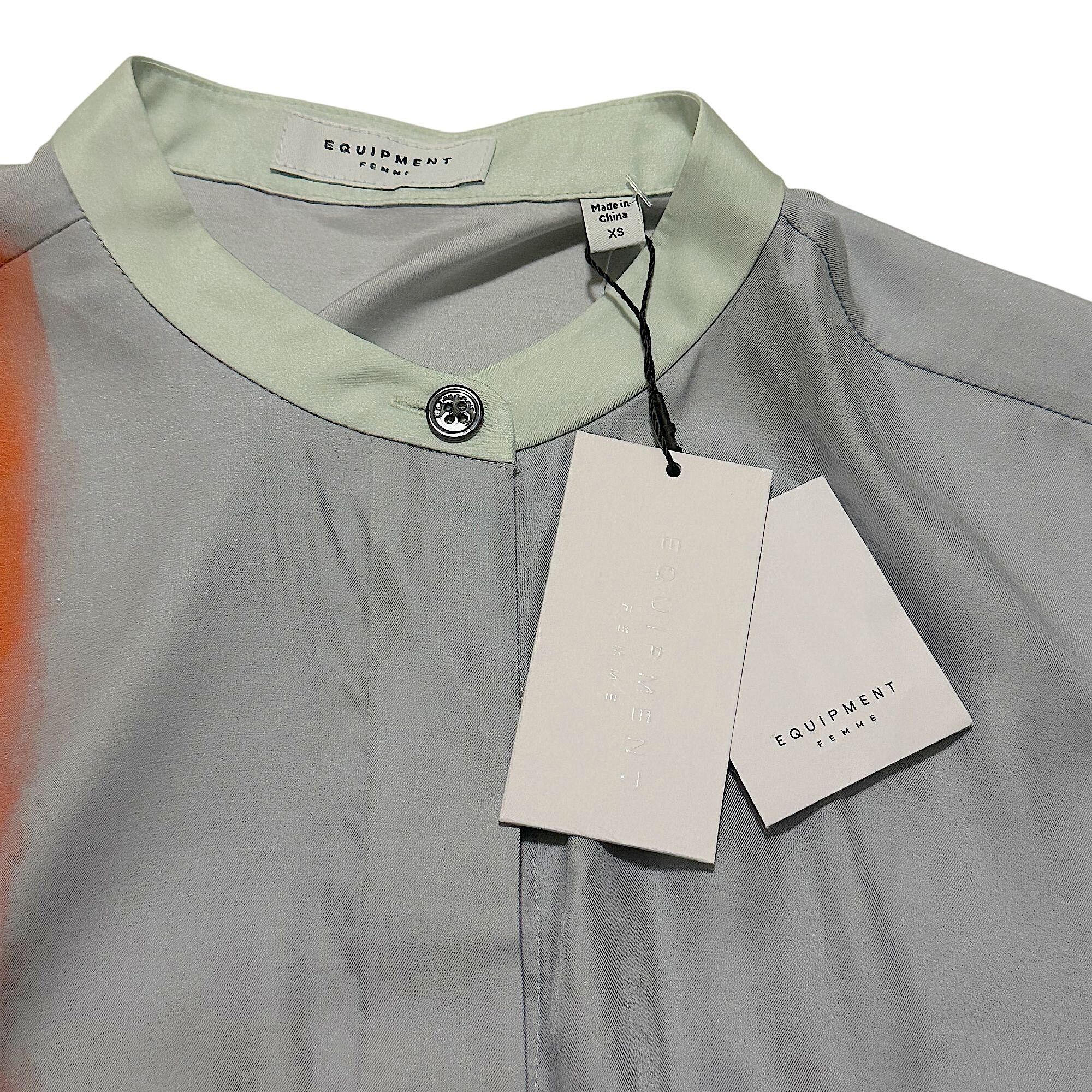 Equipment EQUIPMENT Anne Printed Button Down Shirt, Size XS, NWT Size XS / US 0-2 / IT 36-38 - 12 Thumbnail
