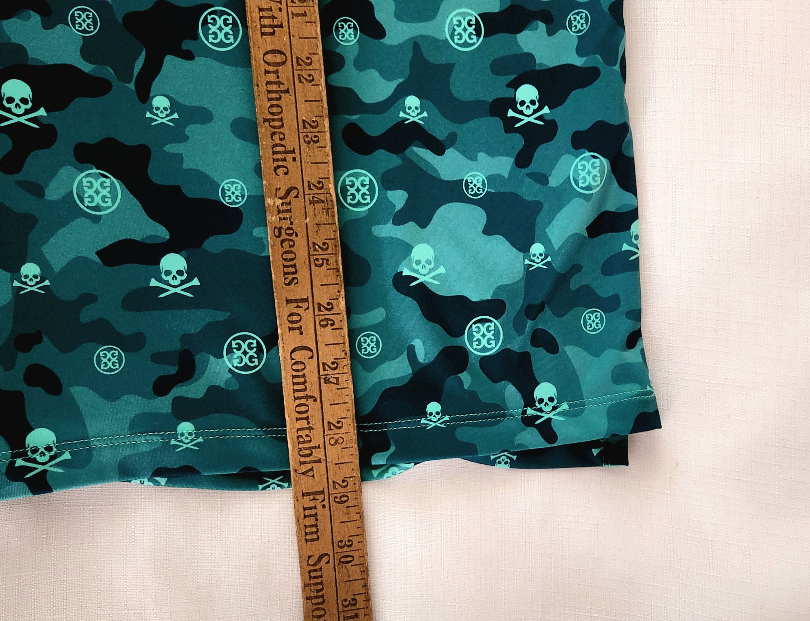 G/FORE G/Fore Golf Shirt Polo Icon Camo Tech Print Lotus Green Size US M / EU 48-50 / 2 - 9 Thumbnail