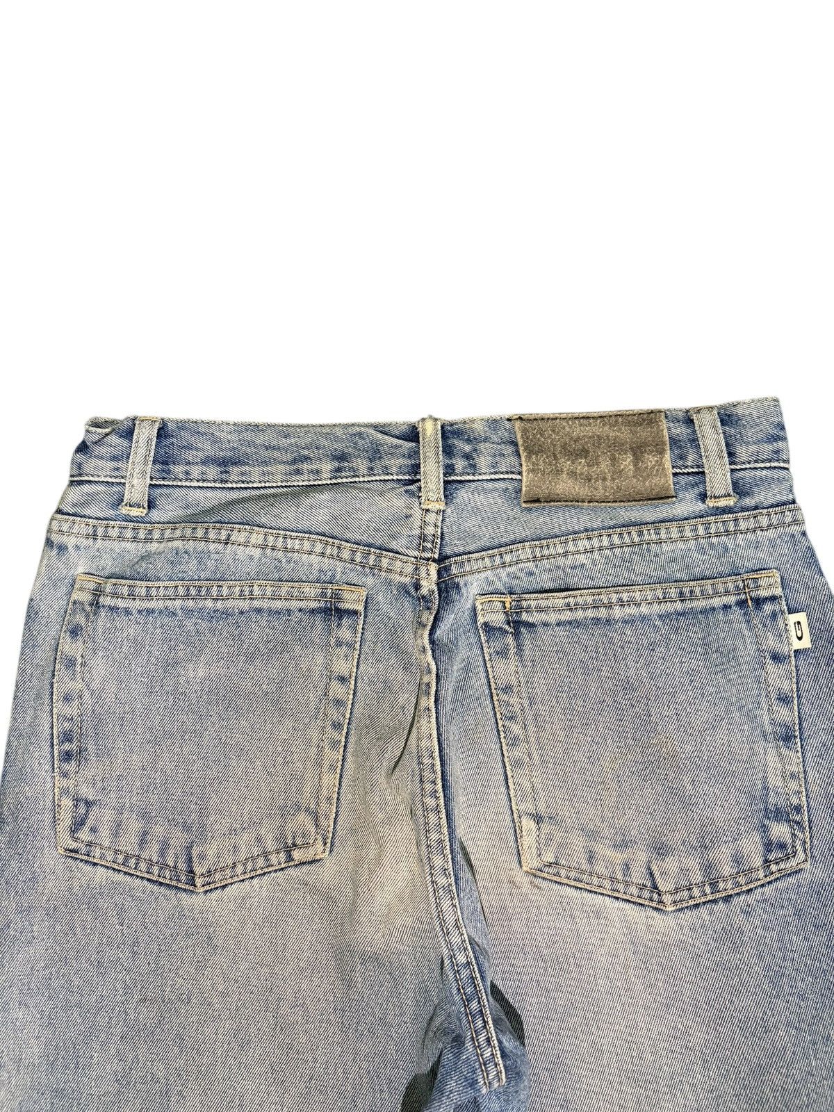 Edwin Vintage Japanese Brand Mud Wash Distress Loose Jeans Size US 29 - 4 Thumbnail