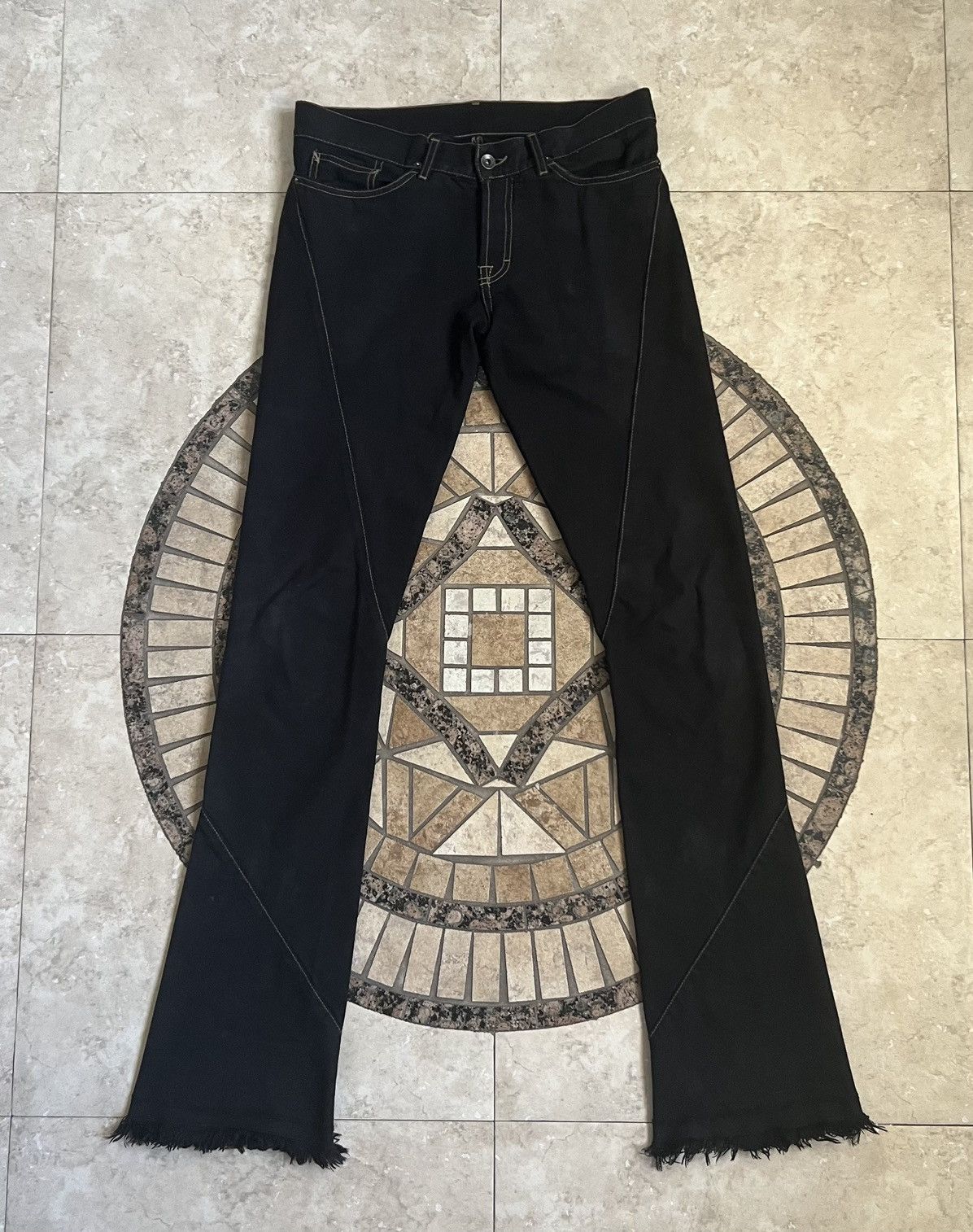 AW06 ‘Dustulator’ Bootcut Spiral Denim in Darkshadow