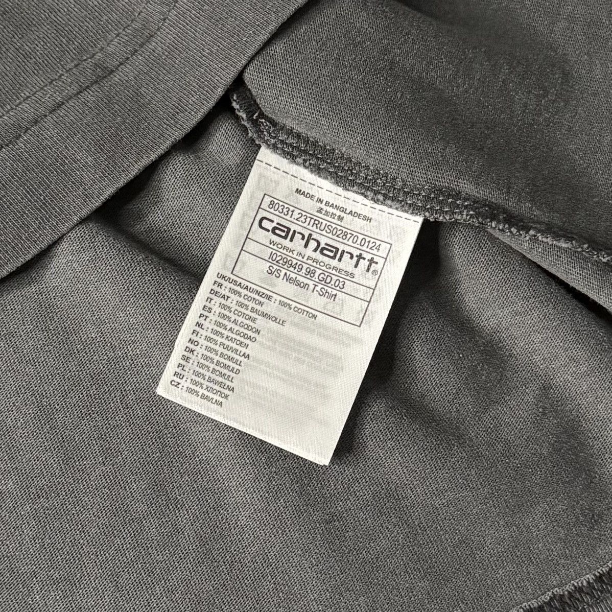 Carhartt Wip 2024 Carhartt Work in Progress 'Nelson' T-Shirt, Size XL! Size US XL / EU 56 / 4 - 4 Thumbnail
