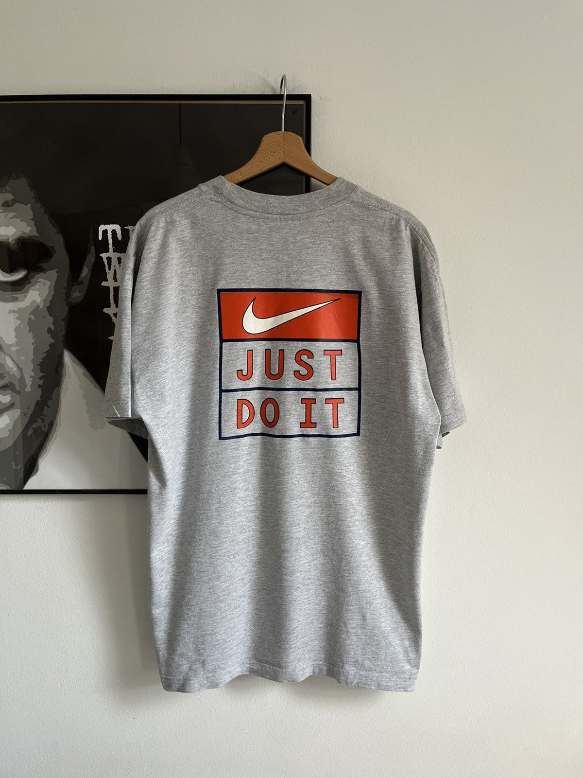Nike × Vintage 90s Nike Vintage Y2K Retro Tee T-Shirt Size US L / EU 52-54 / 3 - 2 Thumbnail