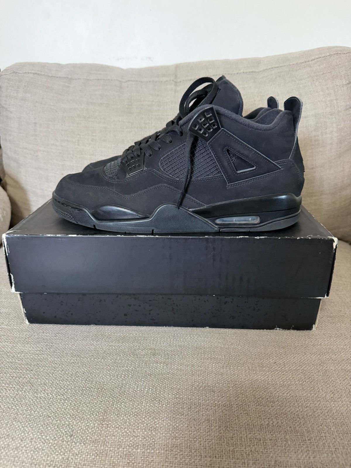 Jordan Brand Jordan 4 Black cat 2020 Size US 13 / EU 46 - 2 Thumbnail