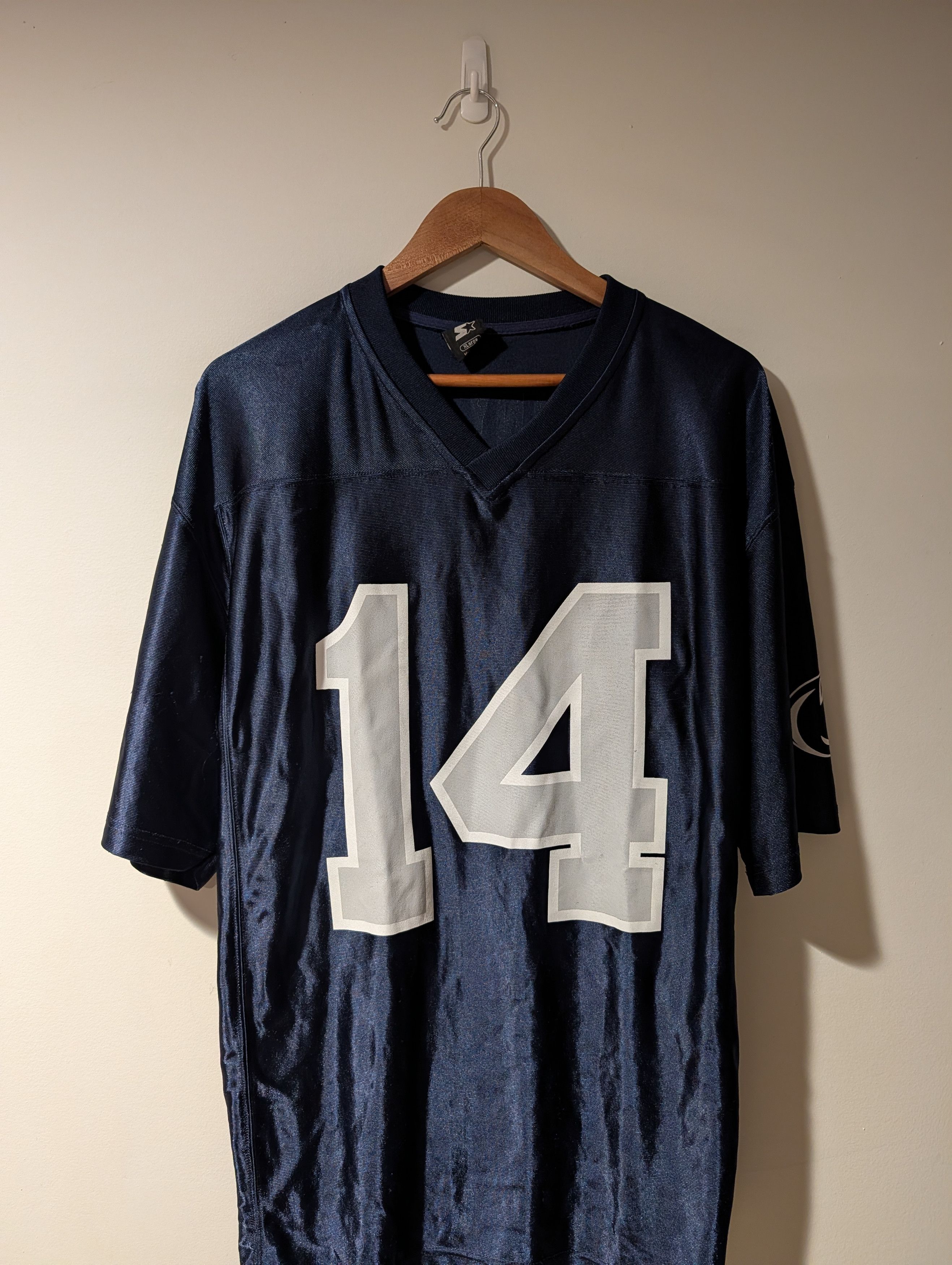 NCAA Vintage 90s Penn State Nittany Lion Football Starter Jersey Size US XL / EU 56 / 4 - 9 Thumbnail