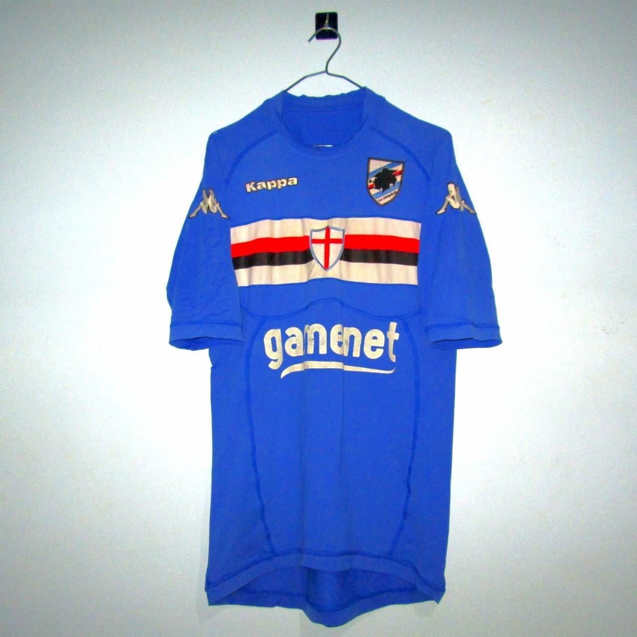 Kappa Fc Sampdoria 2011 2012 Home Shirt Jersey Size US L / EU 52-54 / 3 - 2 Thumbnail