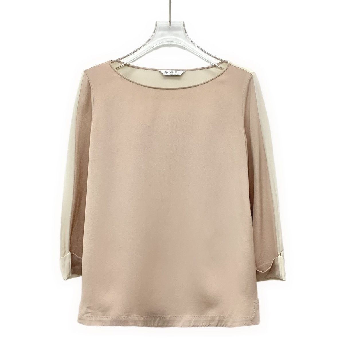 Loro Piana Loro Piana Mulberry Silk Long Sleeve T-shirt K26WX Size S / US 4 / IT 40 - 1 Thumbnail