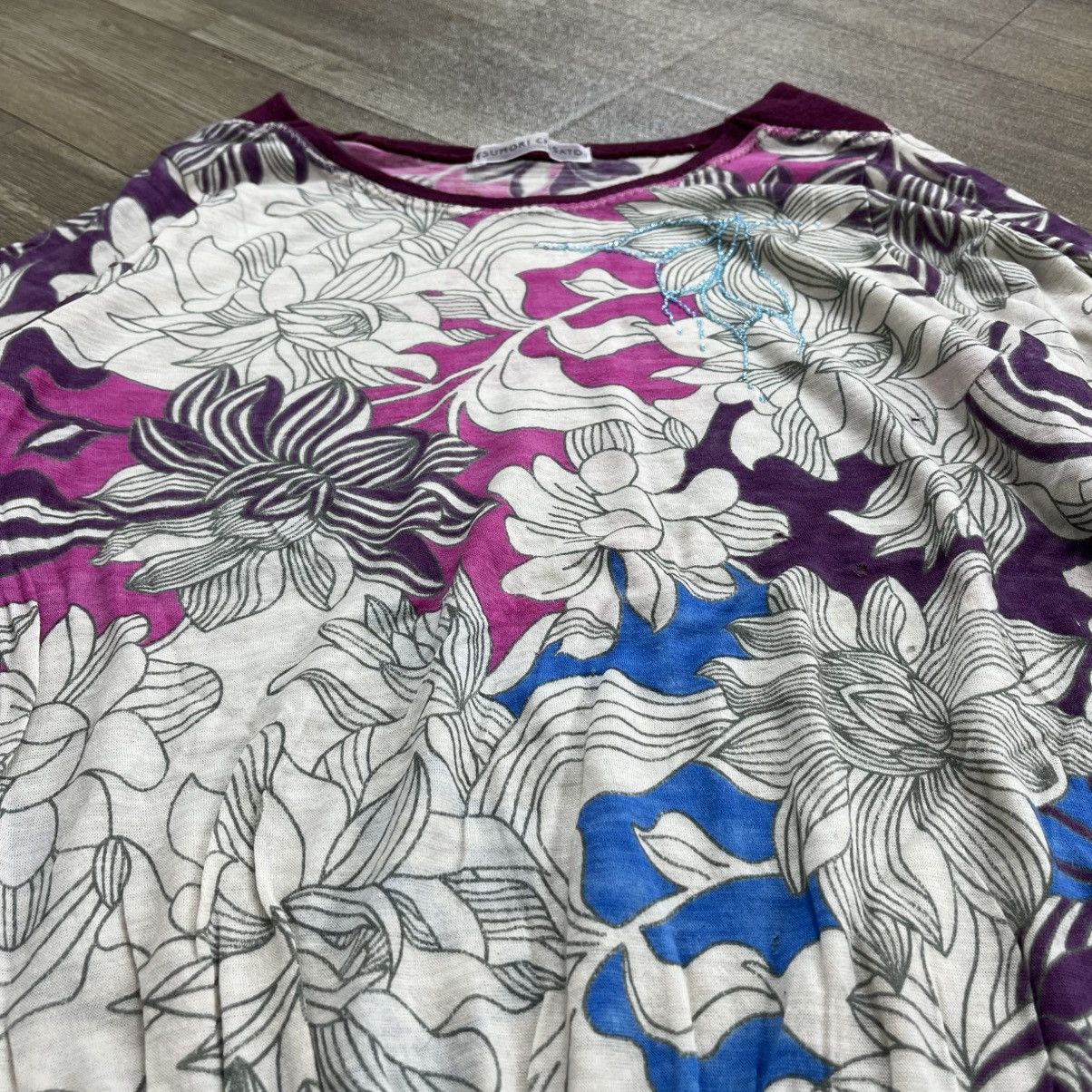 Tsumori Chisato Vintage Tsumori Chisato Issey Miyake Florals Swearshirt Size M / US 6-8 / IT 42-44 - 3 Thumbnail