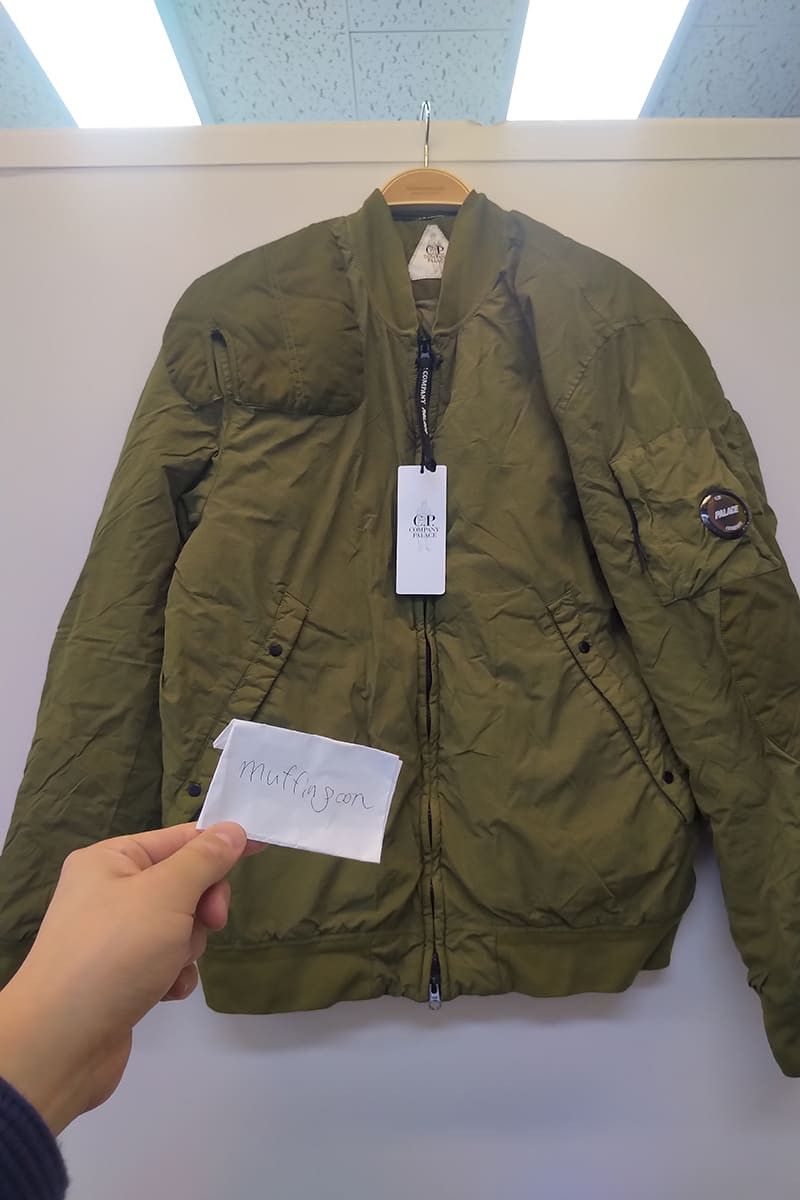 image of C P Company x Palace Cp Company Bomber Jacket/ in Khaki, Men's (Size 2XL)