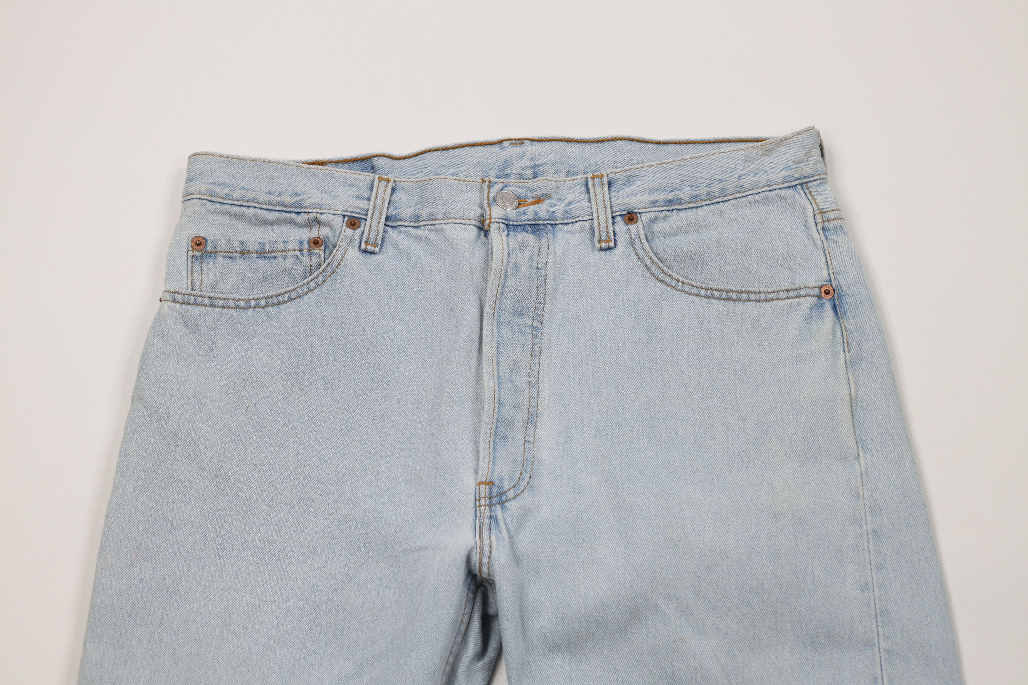 Levi's Vintage 90s Levis 501xx Button Fly Original Denim Jeans USA Size US 36 / EU 52 - 2 Thumbnail