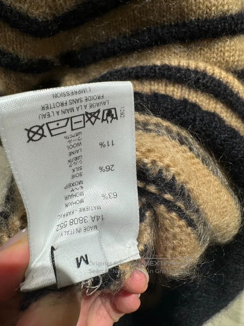 Givenchy Givenchy Striped and Colored Mohair Cardigan Size US M / EU 48-50 / 2 - 6 Thumbnail
