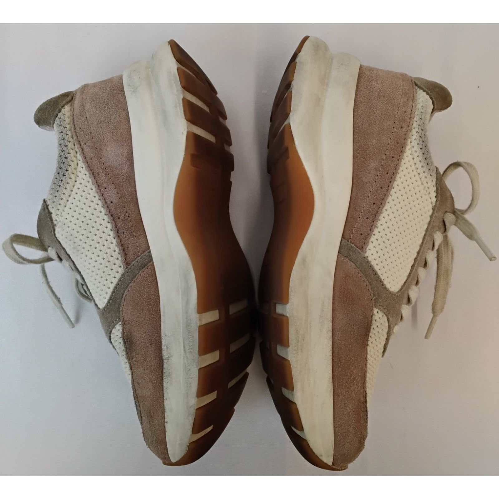 Tory Burch Tory Burch Kick Trainer Sneaker Women's 7M Rose/Cream Suede Size US 7 / IT 37 - 7 Thumbnail