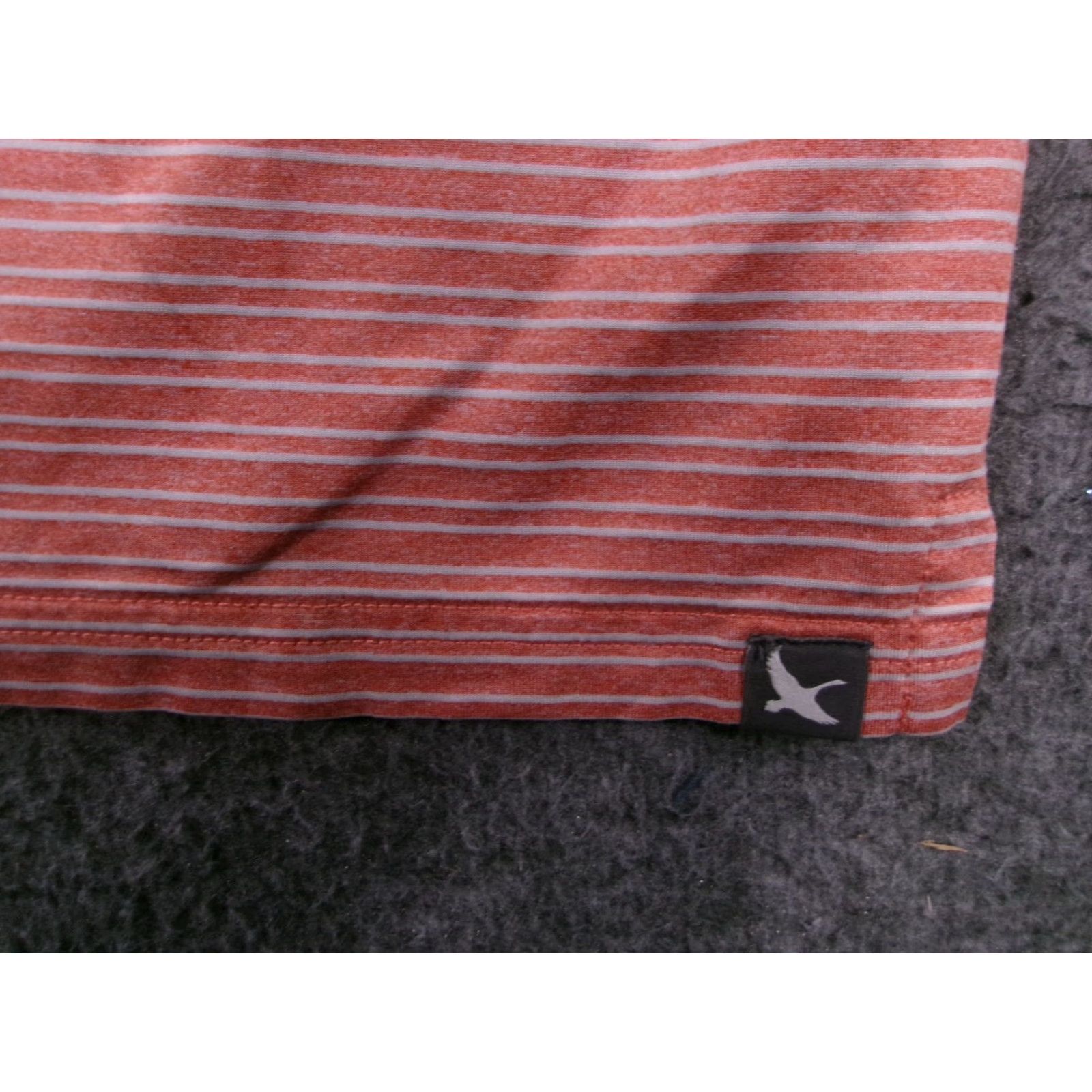 Eddie Bauer Eddie Bauer Polo Shirt Men Medium Coral Striped Performance Golf Outdoor Classis Size US M / EU 48-50 / 2 - 3 Thumbnail