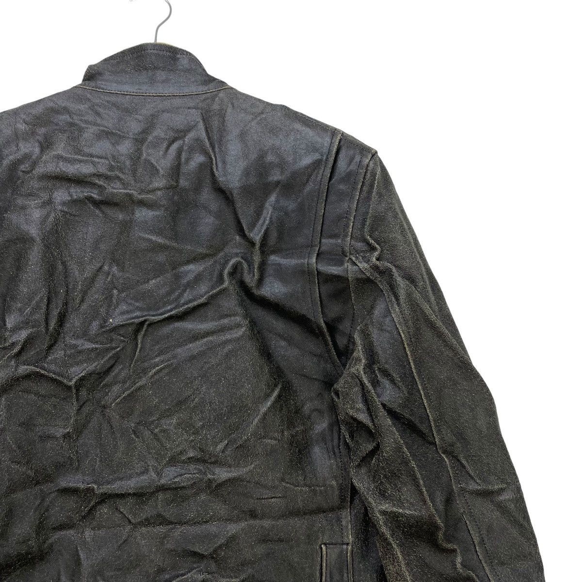 PPFM 💥Vintage PPFM 90s Cow Hide Slank Pocket Leather Jacket Size US M / EU 48-50 / 2 - 9 Thumbnail