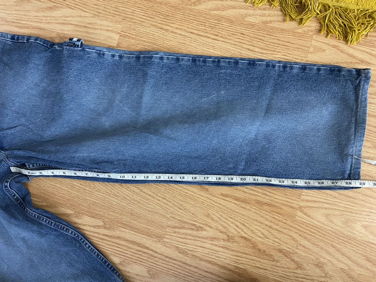 Tommy Hilfiger 90’s Vintage Blue Tommy Jeans Carpenter Denim Jeans Baggy Size US 30 / EU 46 - 10 Thumbnail
