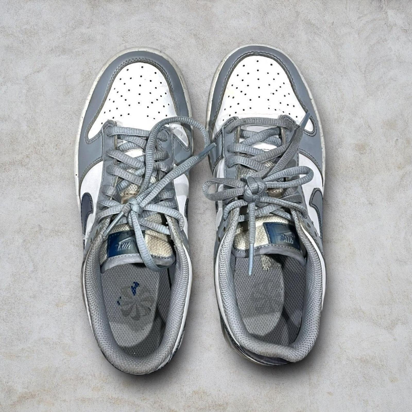 Nike Nike SB Dunk Low ‘Blue Iridescent’ Grey & Blue Sneakers Size US 5 / EU 37 - 4 Thumbnail