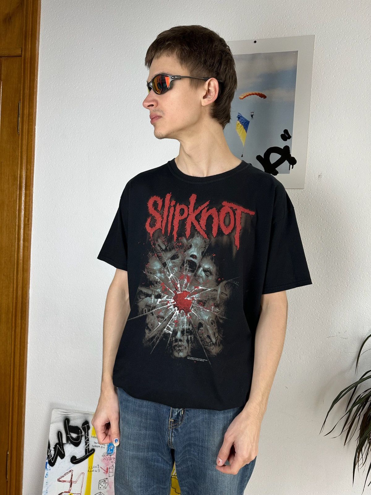Band Tees Slipknot vintage tshirt Size US XL / EU 56 / 4 - 1 Thumbnail