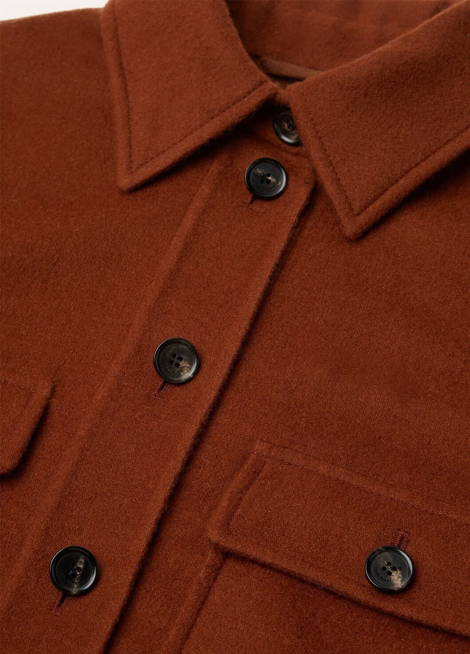 Loro Piana o1srvl11e0526 FAP0430 Yannis Overshirt In Red Size S / US 4 / IT 40 - 7 Thumbnail