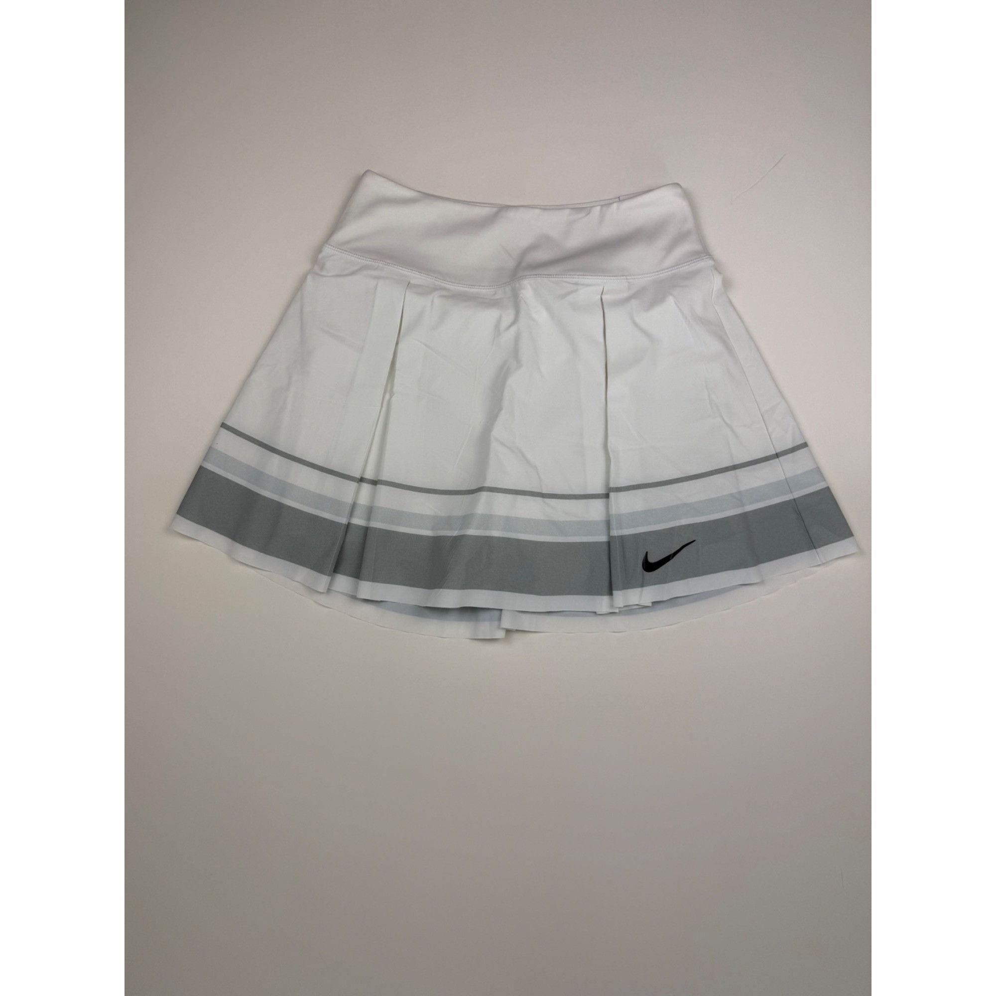 Nike Size Small - Nike Dri-FIT Tennis Skirt White Gray Built-In S Size 24" / US 00 / IT 34 - 1 Thumbnail