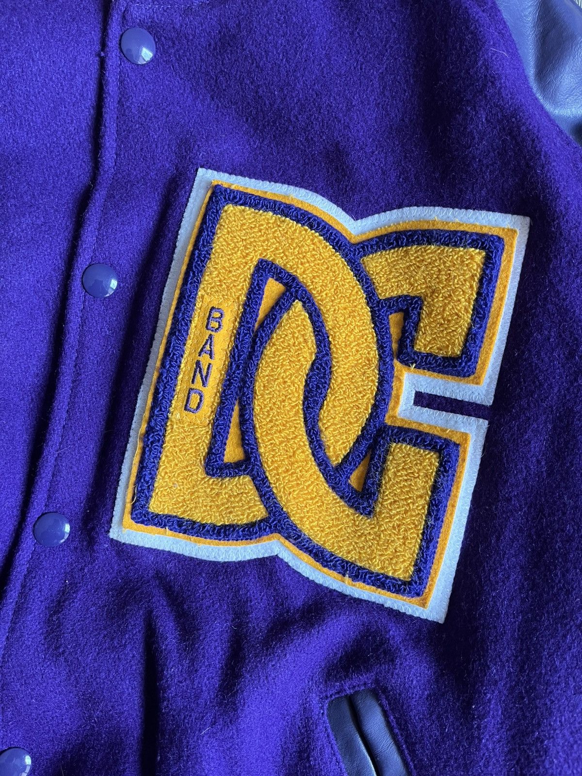 NEFF Vintage Neff Varsity Leather & Wool Letterman Bomber Jacket Size US L / EU 52-54 / 3 - 4 Thumbnail