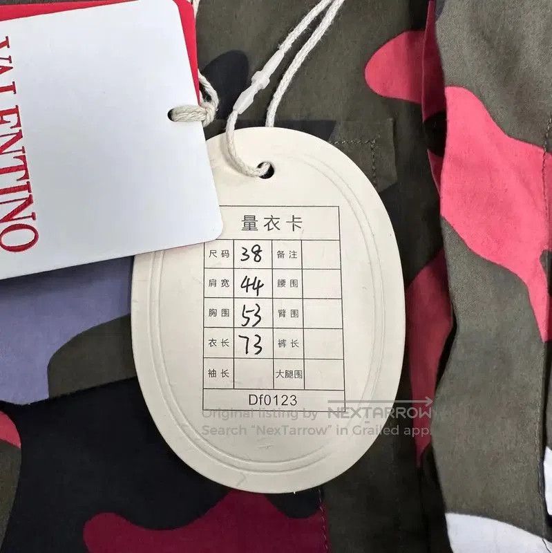 Valentino Military Green Camouflage Shirt .