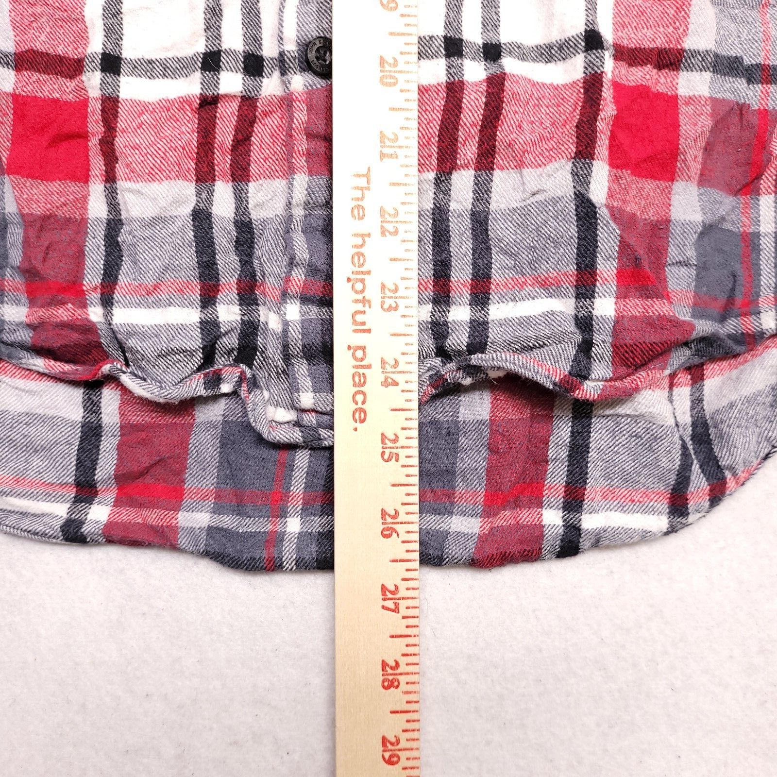 John Bartlett John Bartlett Tartan Flannel Shirt Mens Size Large L Red Size US L / EU 52-54 / 3 - 8 Thumbnail