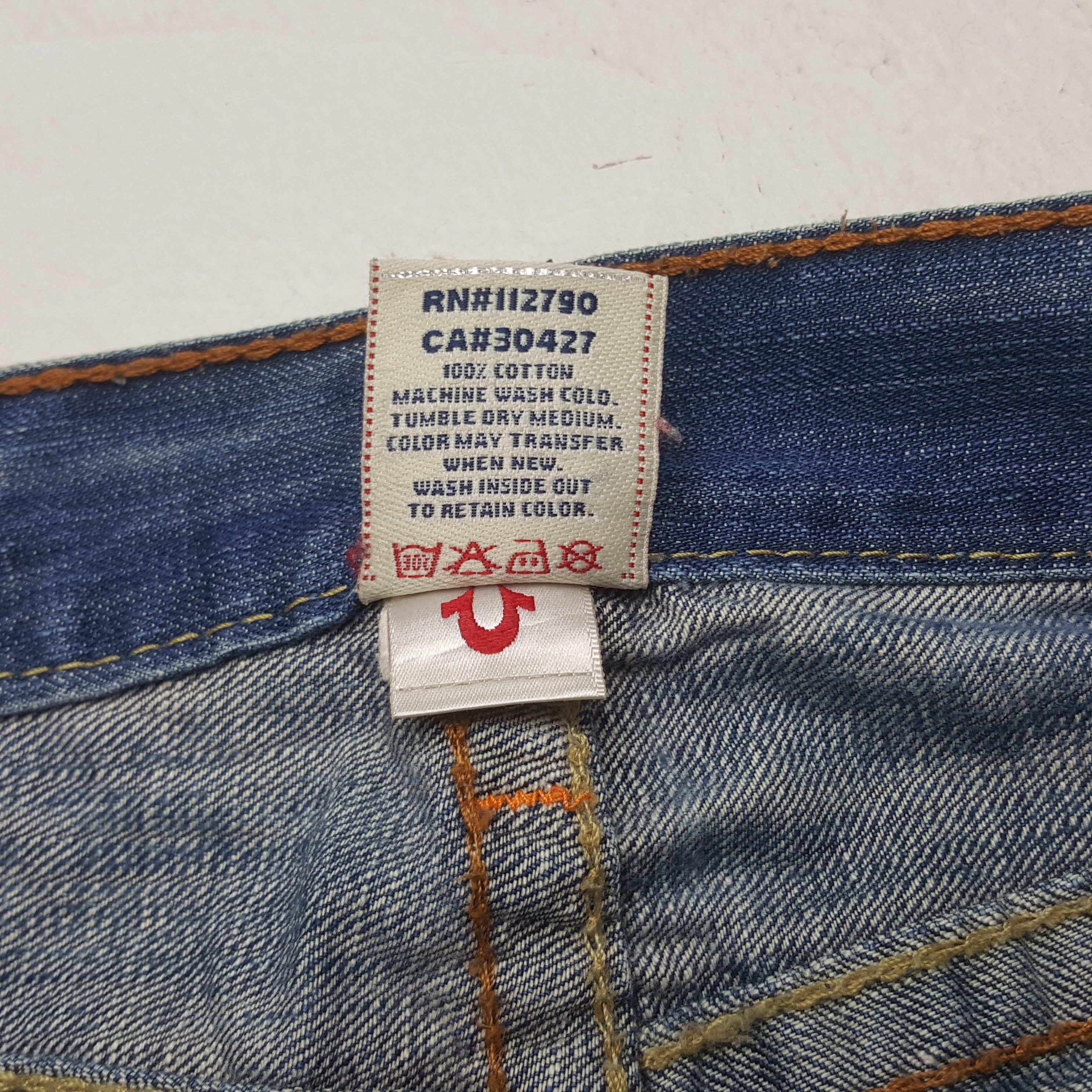 True Religion Vintage True Religion American Denim Jeans C280N28 Size US 33 - 9 Thumbnail
