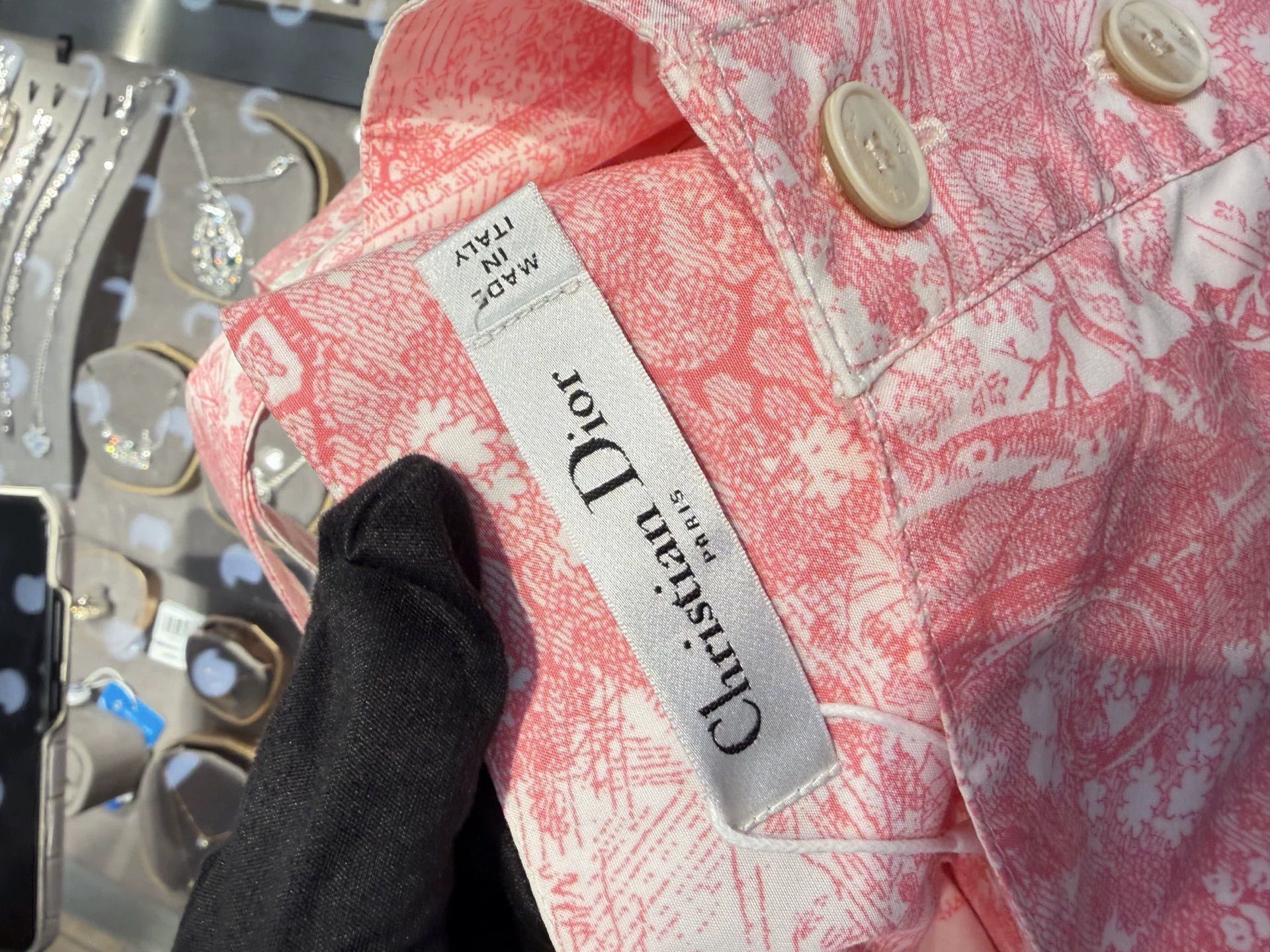 Dior Dior Women's Pink Zoo 99 New Dress 36 Size XS / US 0-2 / IT 36-38 - 3 Thumbnail