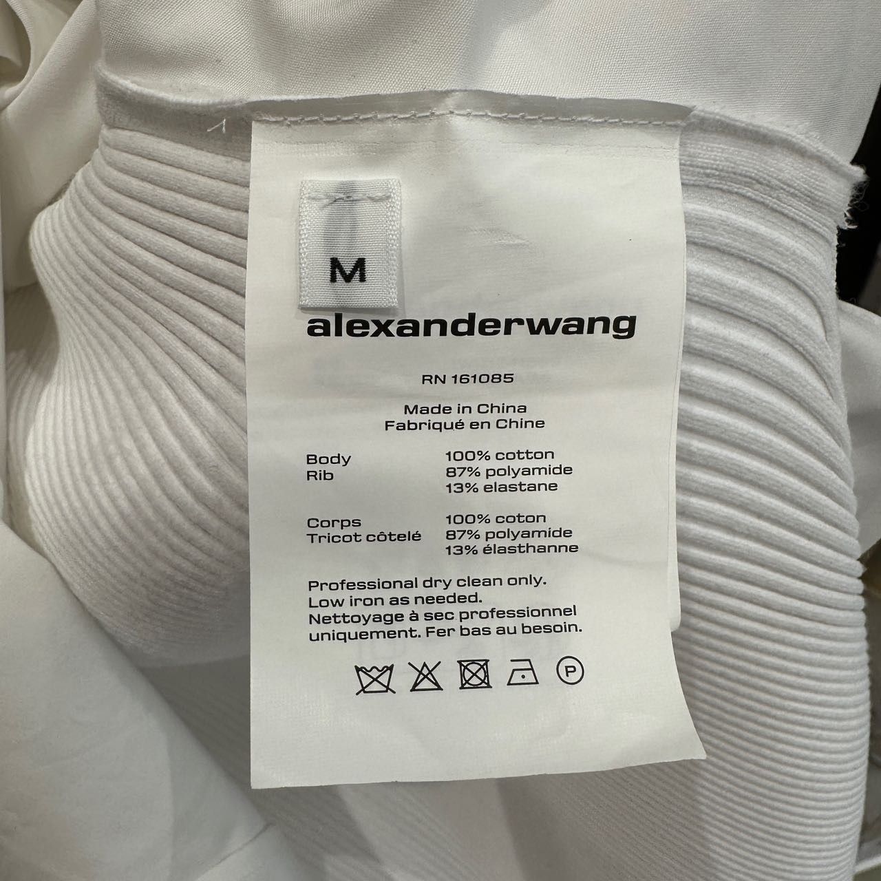 Alexander Wang ALEXANDER WANG Solid Color Collared Long Sleeve Shirt K26WX Size M / US 6-8 / IT 42-44 - 5 Thumbnail