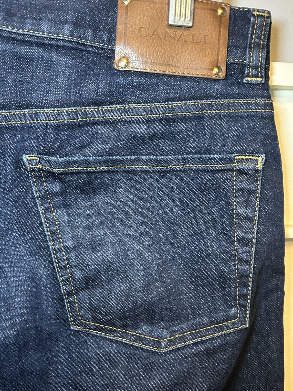 Canali Vintage Canali slim fit raw jeans Size US 32 / EU 48 - 9 Thumbnail