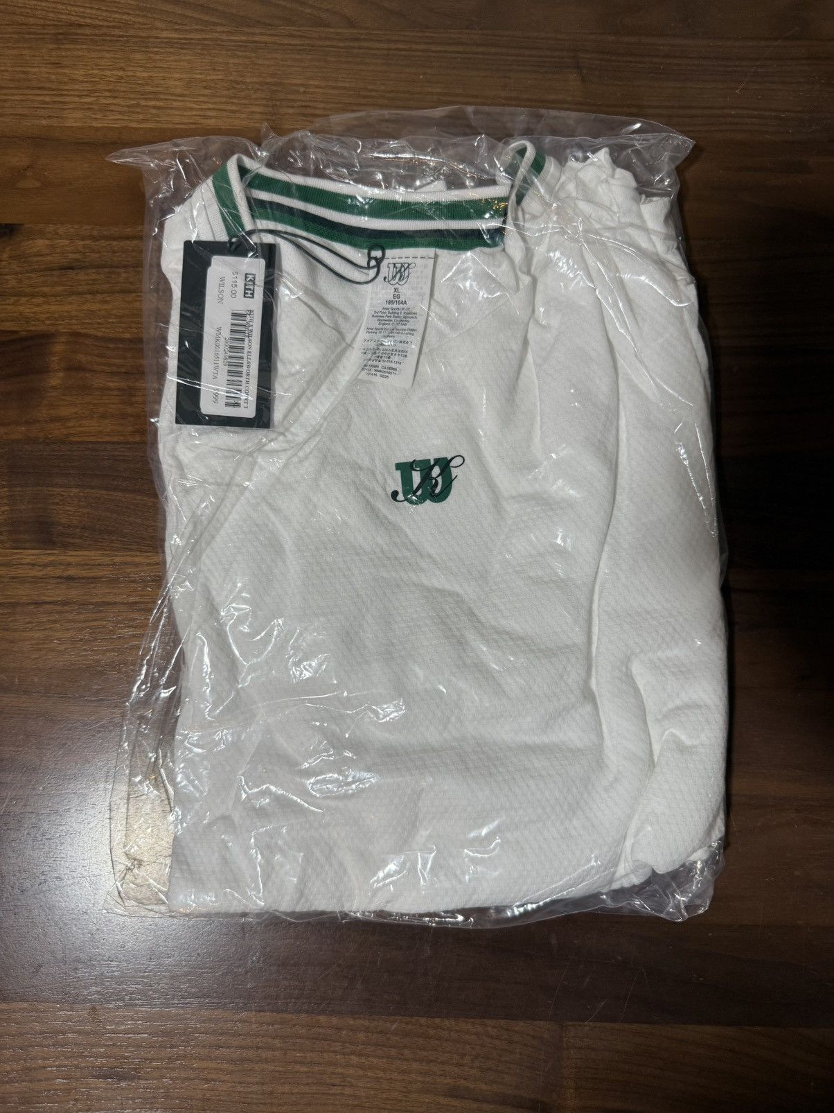 Kith × Wilson Kith for Wilson Ellsworth White Court Tee Jersey XL Tennis Size US XL / EU 56 / 4 - 7 Thumbnail