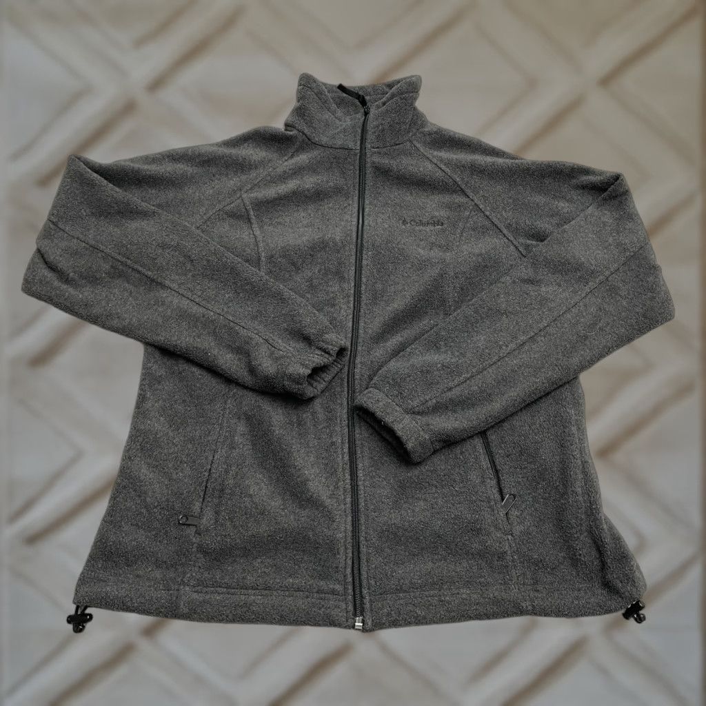 Vintage Columbia Benton Springs Jacket Womens Medium Gray Full Zip Outdoor Shirt Size M / US 6-8 / IT 42-44 - 1 Thumbnail