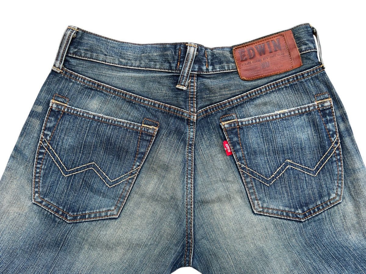 Edwin Vintage Edwin 403XV Distressed Denim Jeans 32x30 Size US 32 / EU 48 - 7 Thumbnail