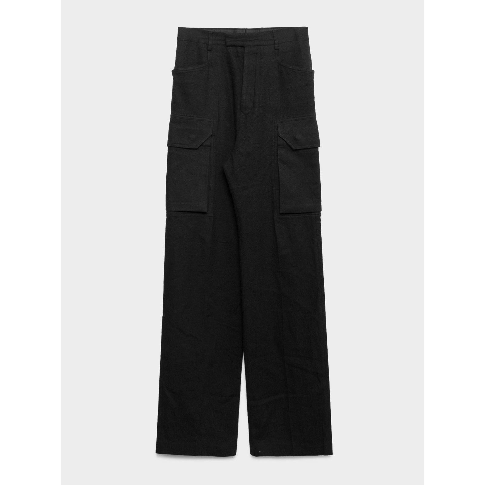 Rick Owens Gethsemane Wool Flat Cargo Pants Size US 30 / EU 46 - 1 Thumbnail