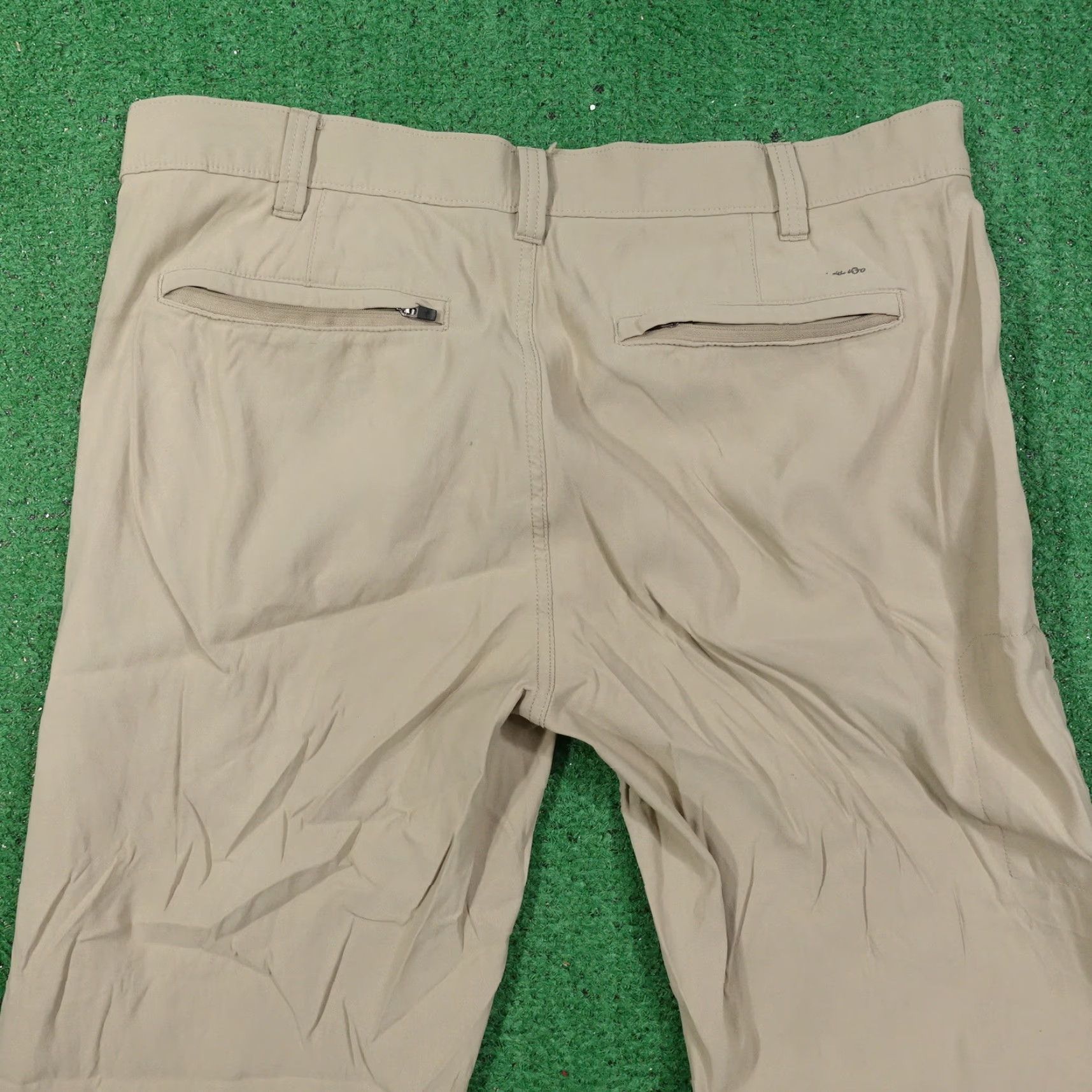 Eddie Bauer Vintage Eddie Bauer Travex Nylon Blend Beige Tan Lightweight Men's Hiking Pants 36x30 Size US 36 / EU 52 - 5 Thumbnail