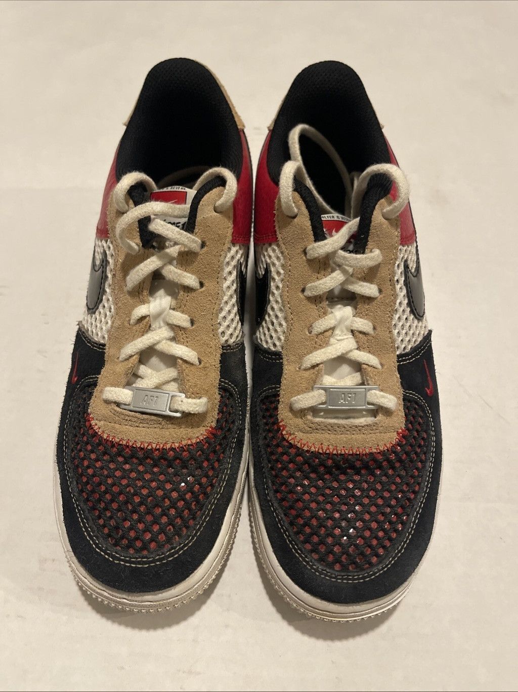 Nike Nike Air Force 1 '07 LV8 Alter & Reveal Sz 6.5 Black Gum Red Size US 6.5 / EU 39-40 - 5 Thumbnail