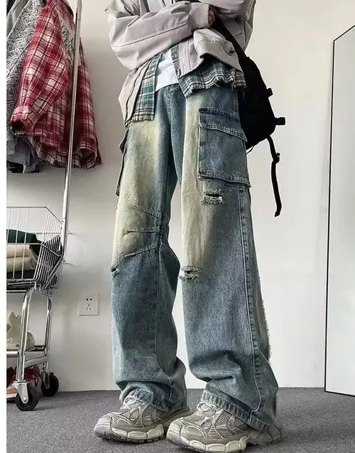 Japanese Brand Maruyama x Ema Loose-fit Straight-leg Denim Pant Size US 31 - 6 Thumbnail