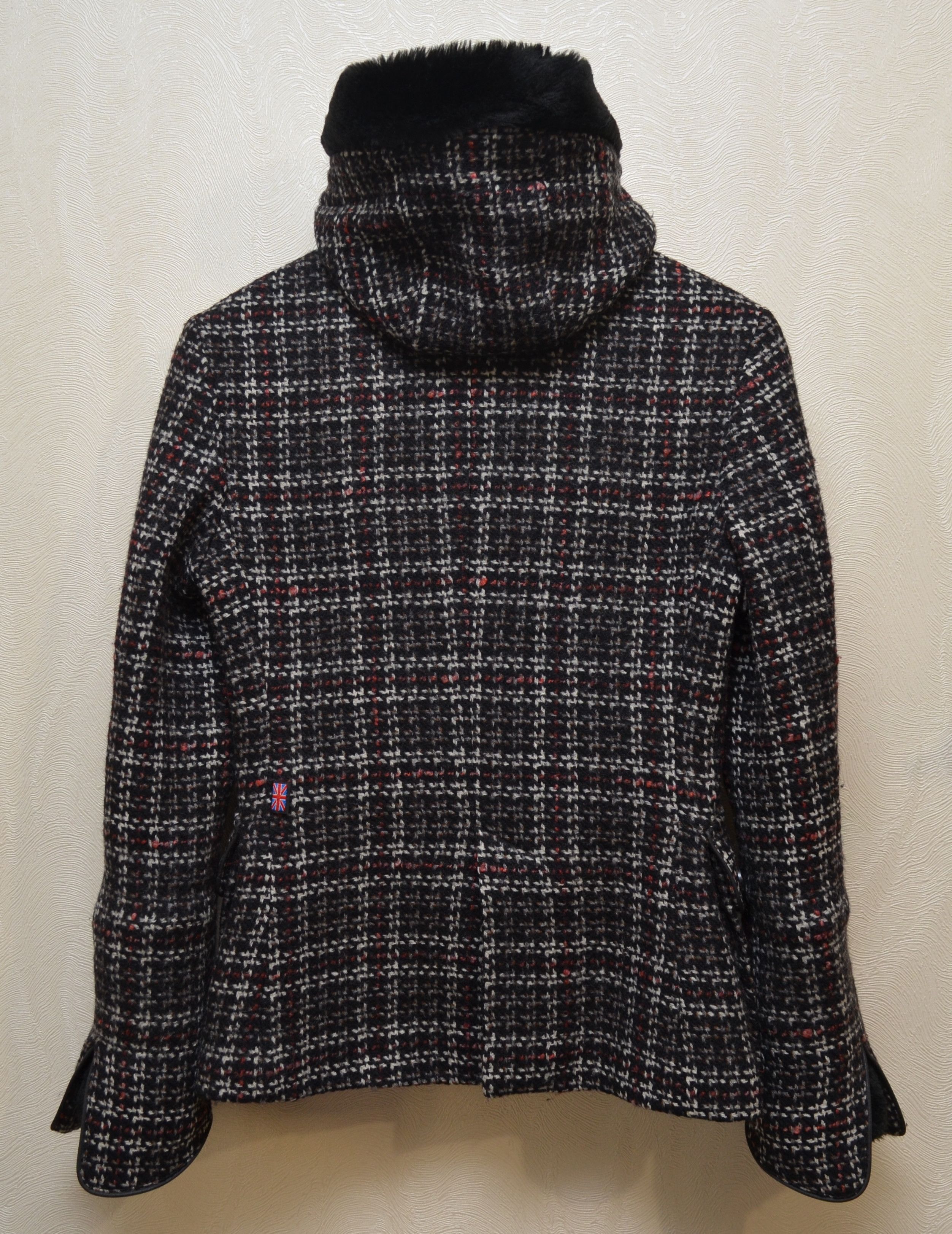 Belstaff × Vintage Vintage Belstaff Black Prince Wool Tweed Jacket Coat Size 42 Size M / US 6-8 / IT 42-44 - 6 Thumbnail