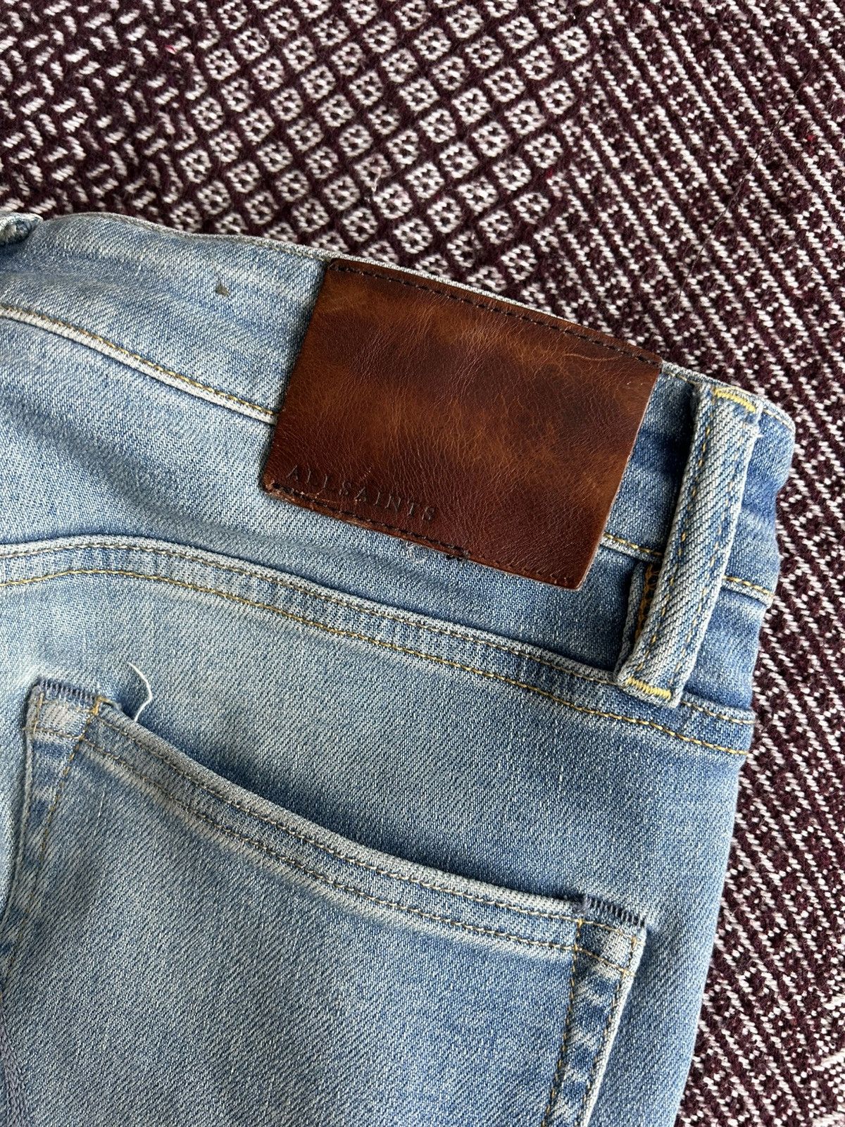 Allsaints Allsaints Cigarette Denim Jeans Men’s Wash Distressed Sz 30 Size US 30 / EU 46 - 16 Thumbnail
