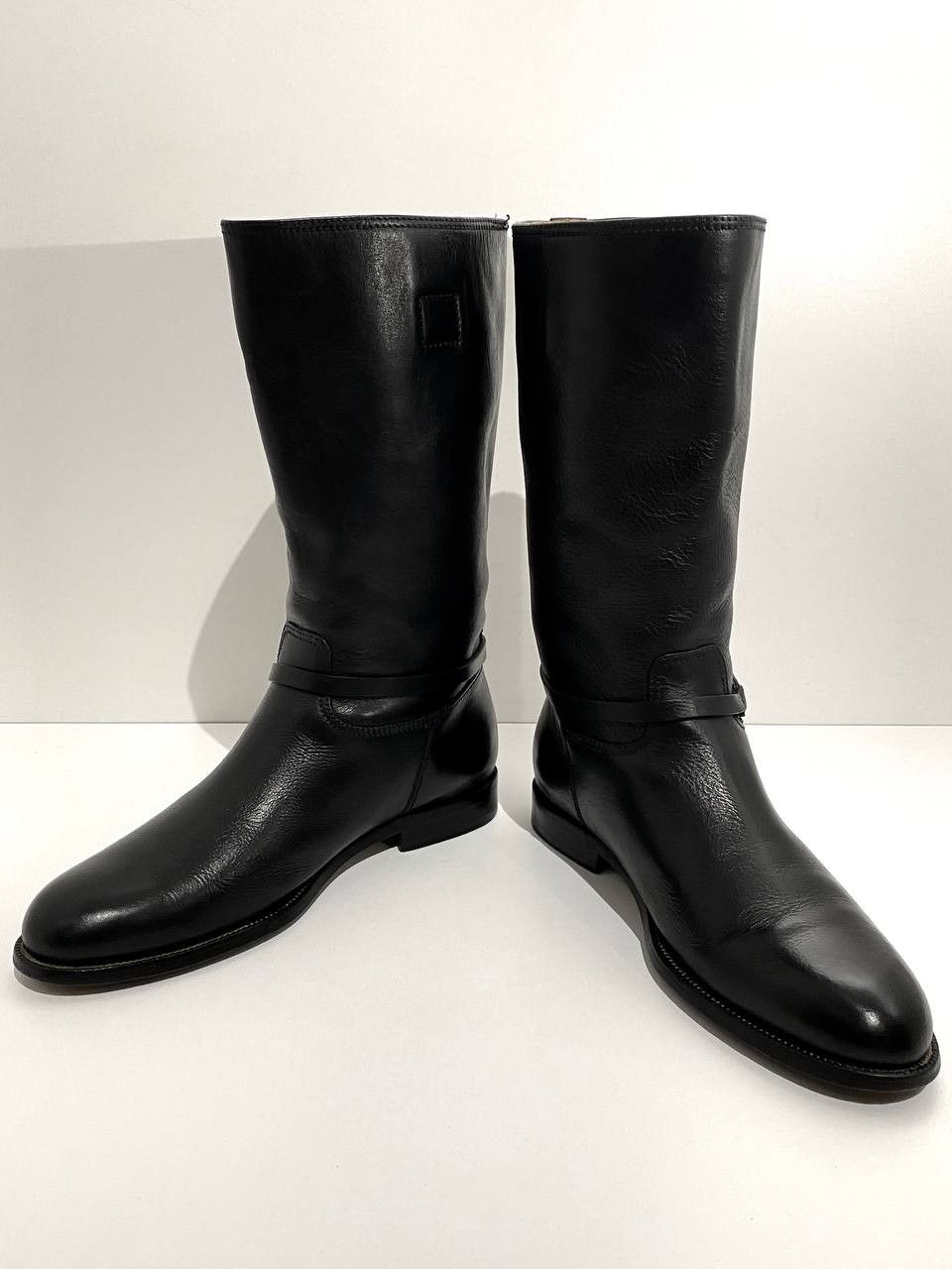 Gucci Gucci GG Logo Black Leather Calfskin Riding High Boots Size US 9.5 / EU 42-43 - 7 Thumbnail