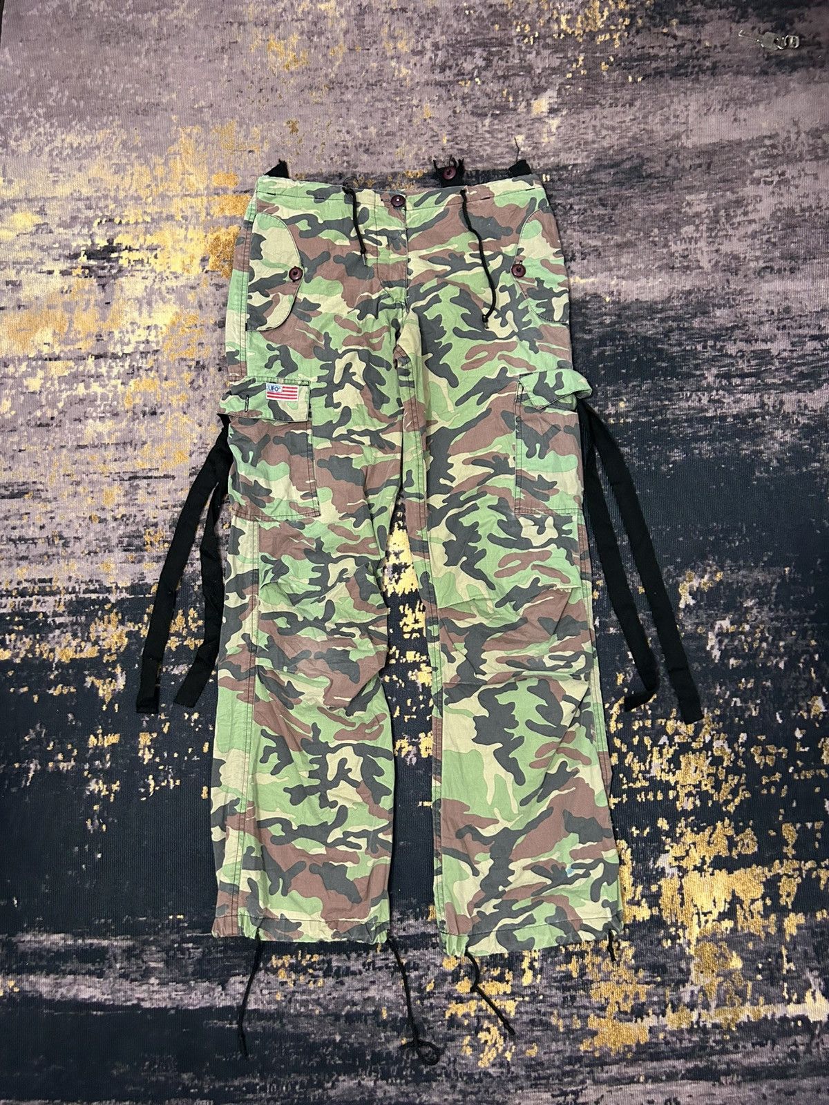 Vintage Ufo Parachute Cargo Army Pants, Men's (Size 30)