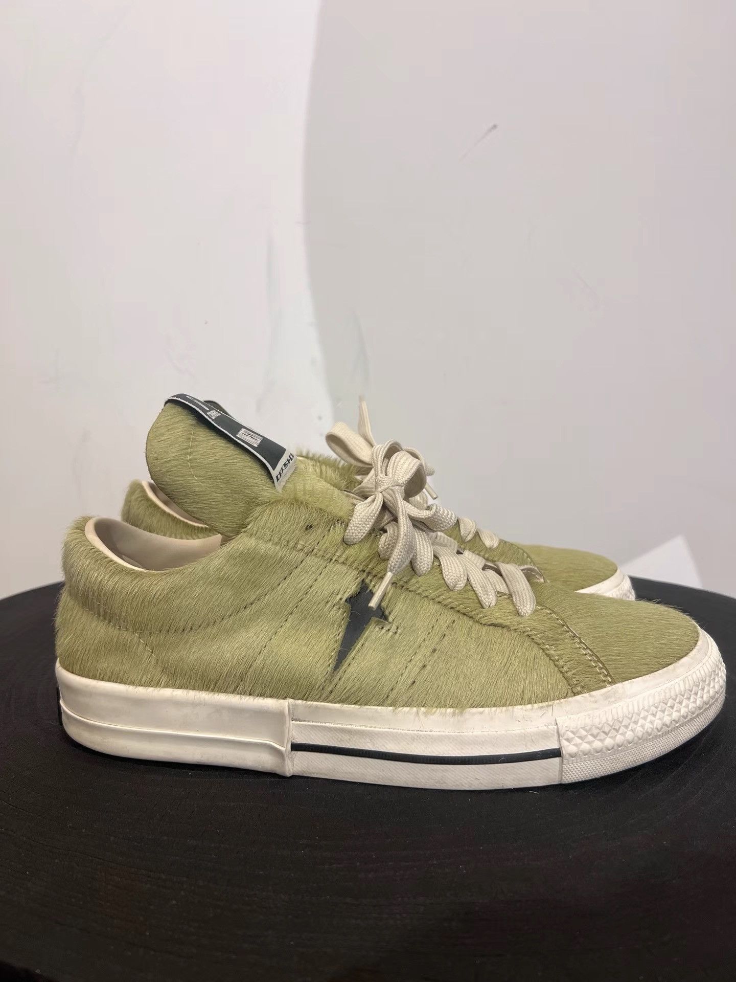 Rick Owens Rick Owens Drkshdw Pony Hair Star Sneakers K35 Size US 11 / EU 44 - 1 Thumbnail